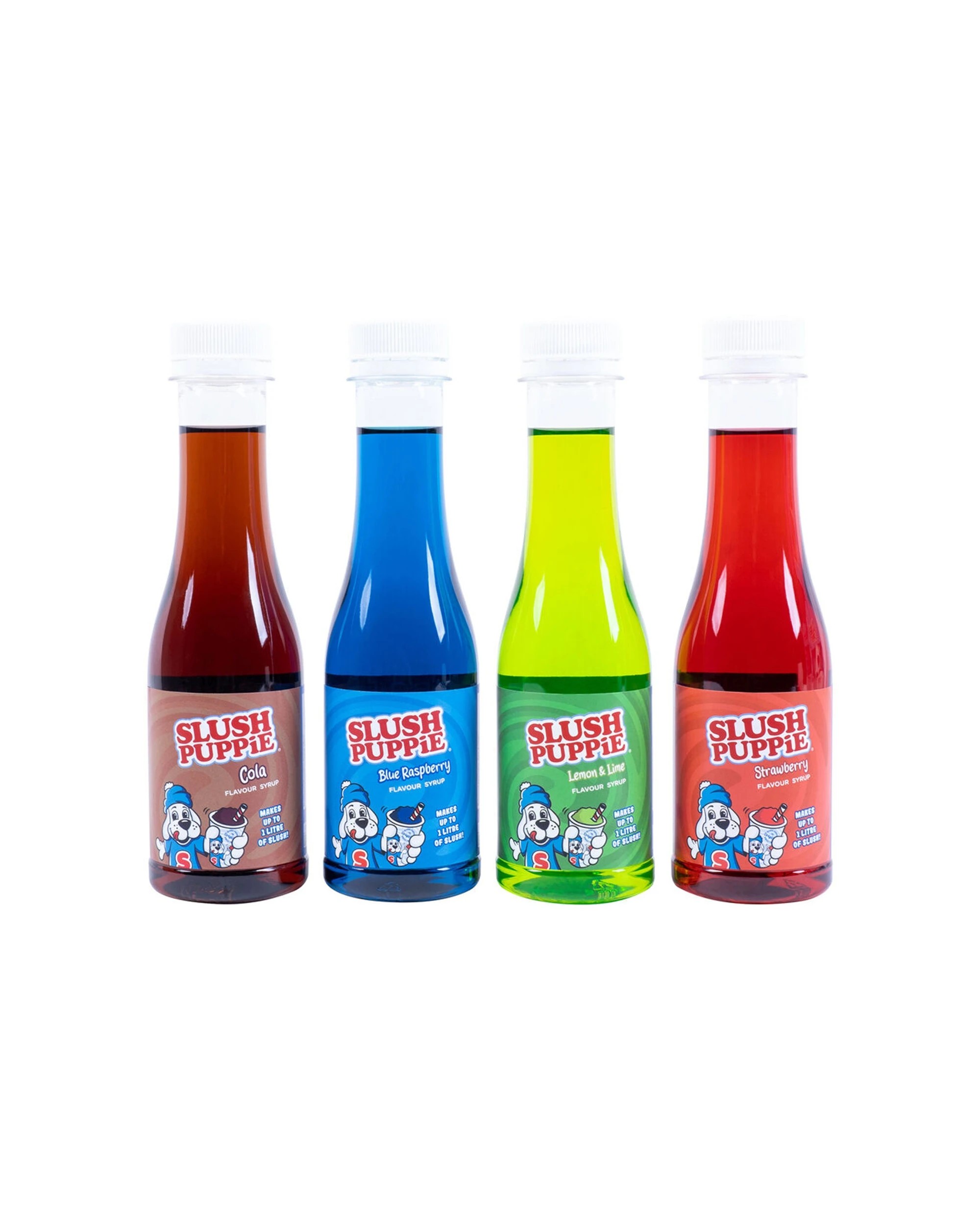 4 FIZZ CREATIONS Slush Puppie Syrup Set 4pc For Slush Machines 180ml Each - Multi, 4 of 4