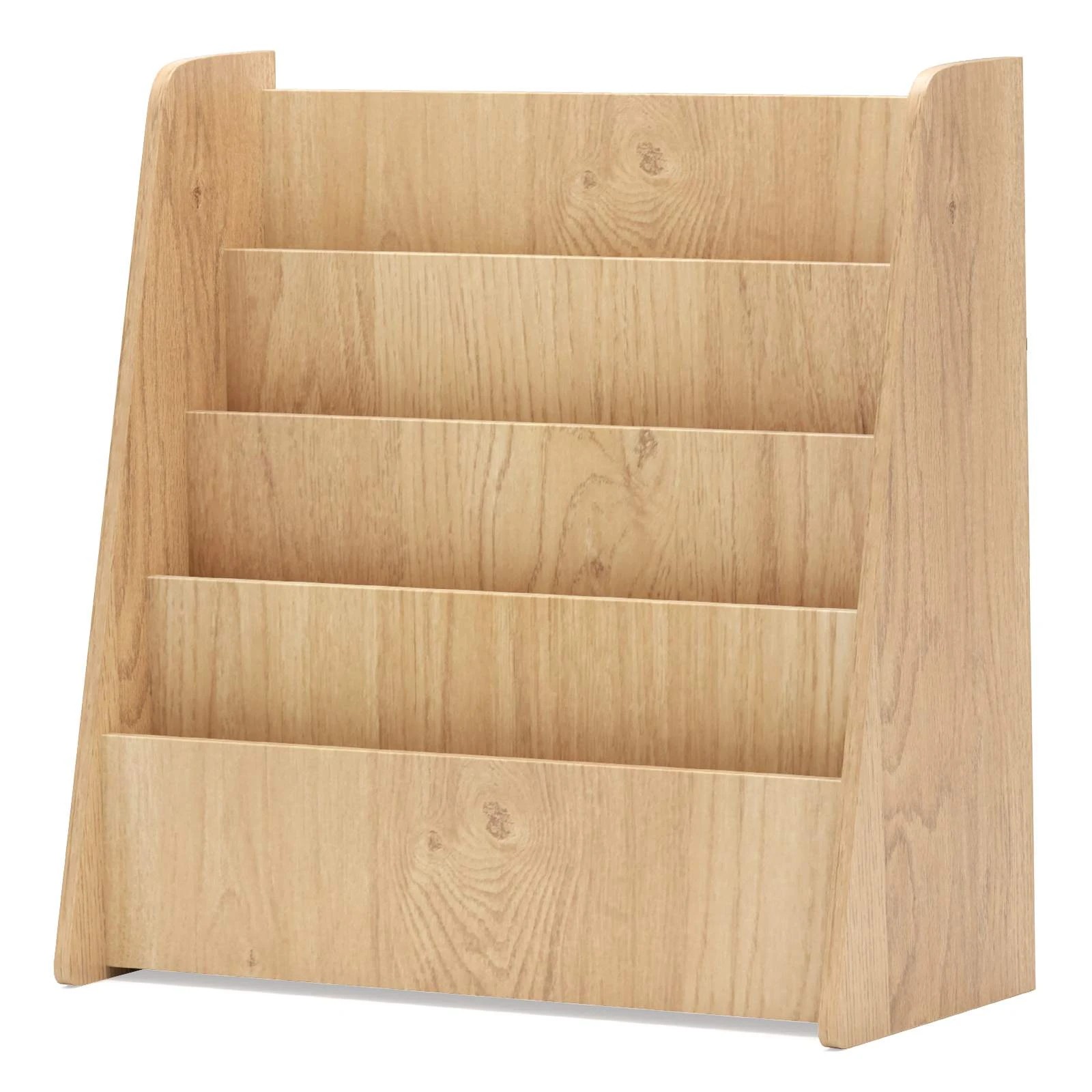 1 Costway 4-Tier Magazine Rack Display Bookcase Bookshelf, 1 of 1