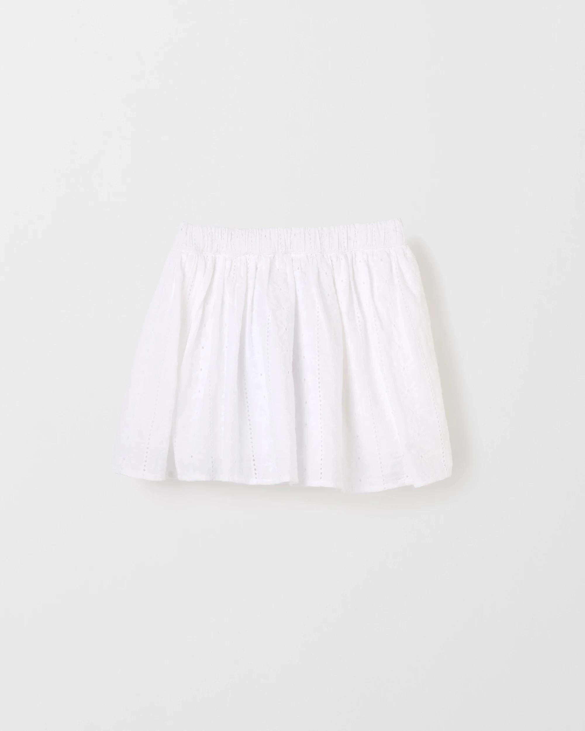 4 Target Australian Cotton Broderie Skirt CREAM, 4 of 6