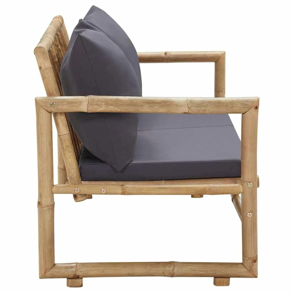 3 vidaXL Garden bench Detachable - Grey, 3 of 8