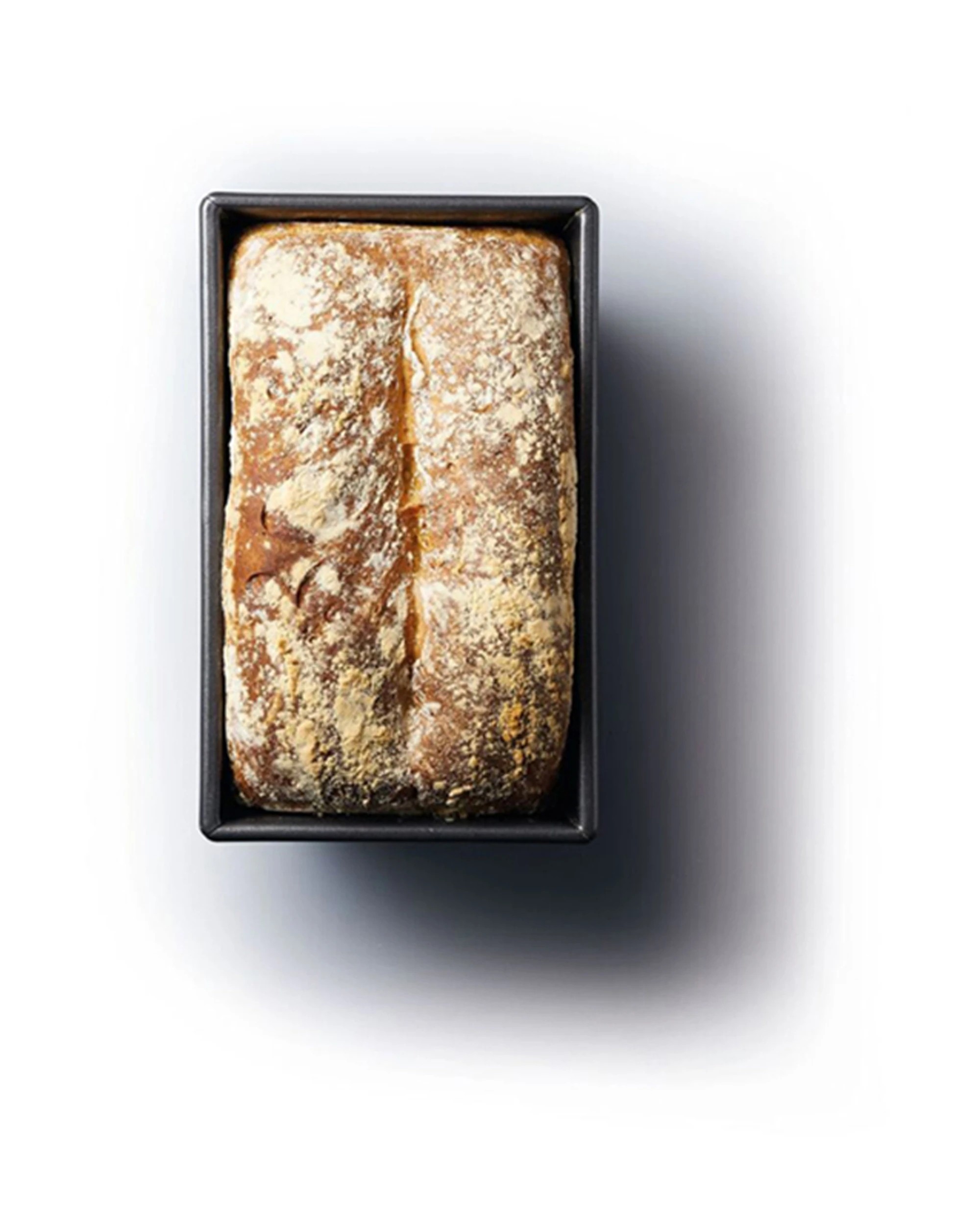 4 Mastercraft 2x 24x16cm Heavy Base Non-Stick Box Sided Loaf Bread Pan - Black, 4 of 6