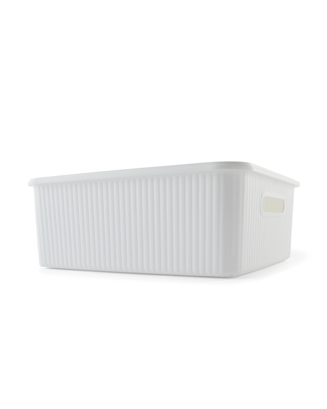 11L Ribbed Container - W