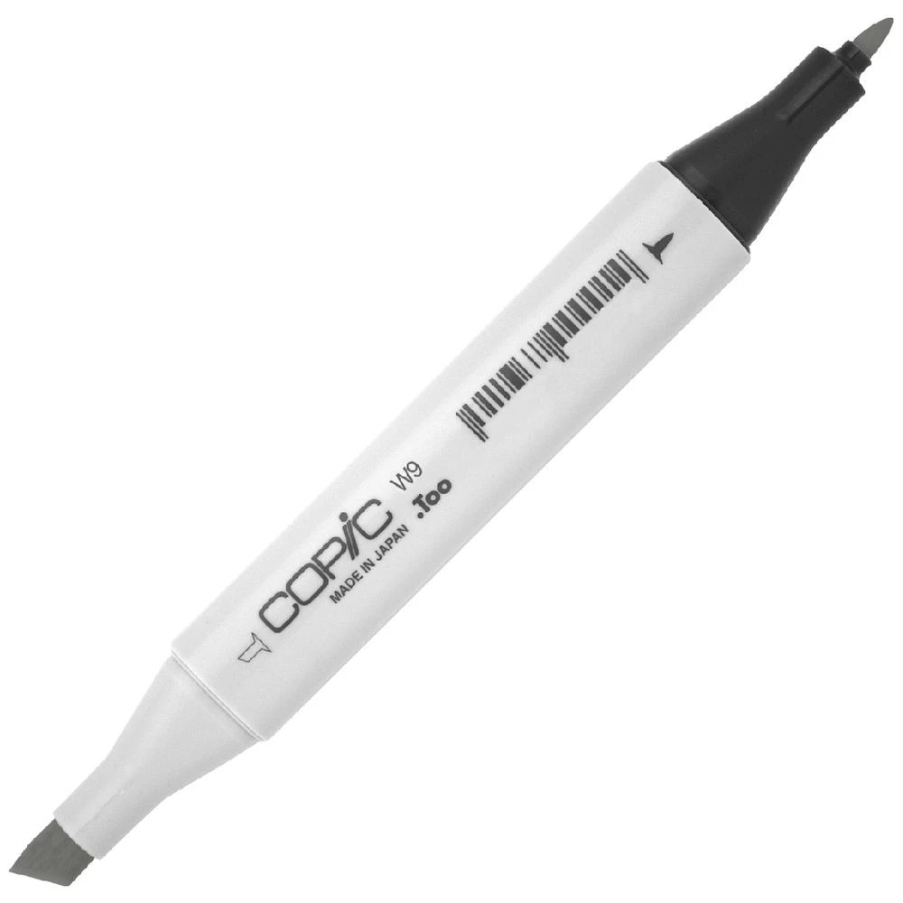 1 Copic Classic Original Dual Nib Marker W9 Warm Gray No.9, 1 of 3