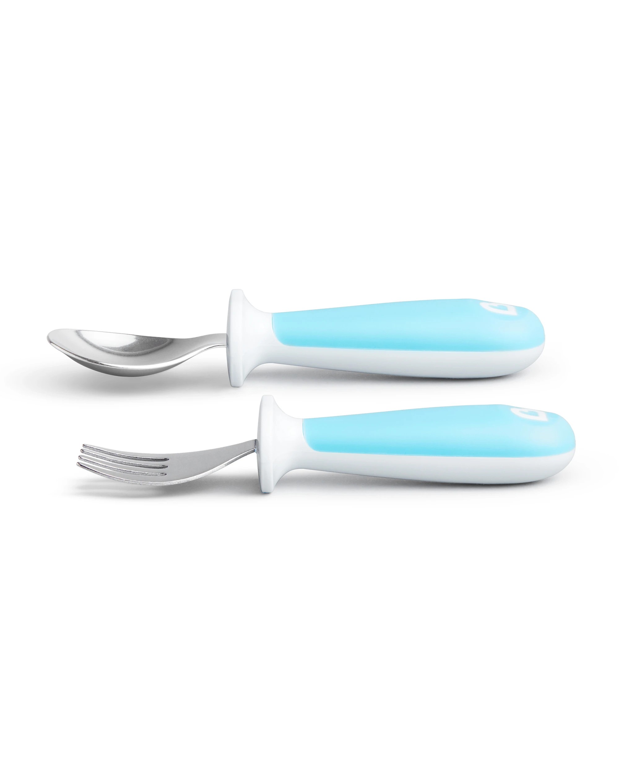 3 Munchkin Raise Toddler Fork and Spoon Set - Blue - Blue, 3 of 6