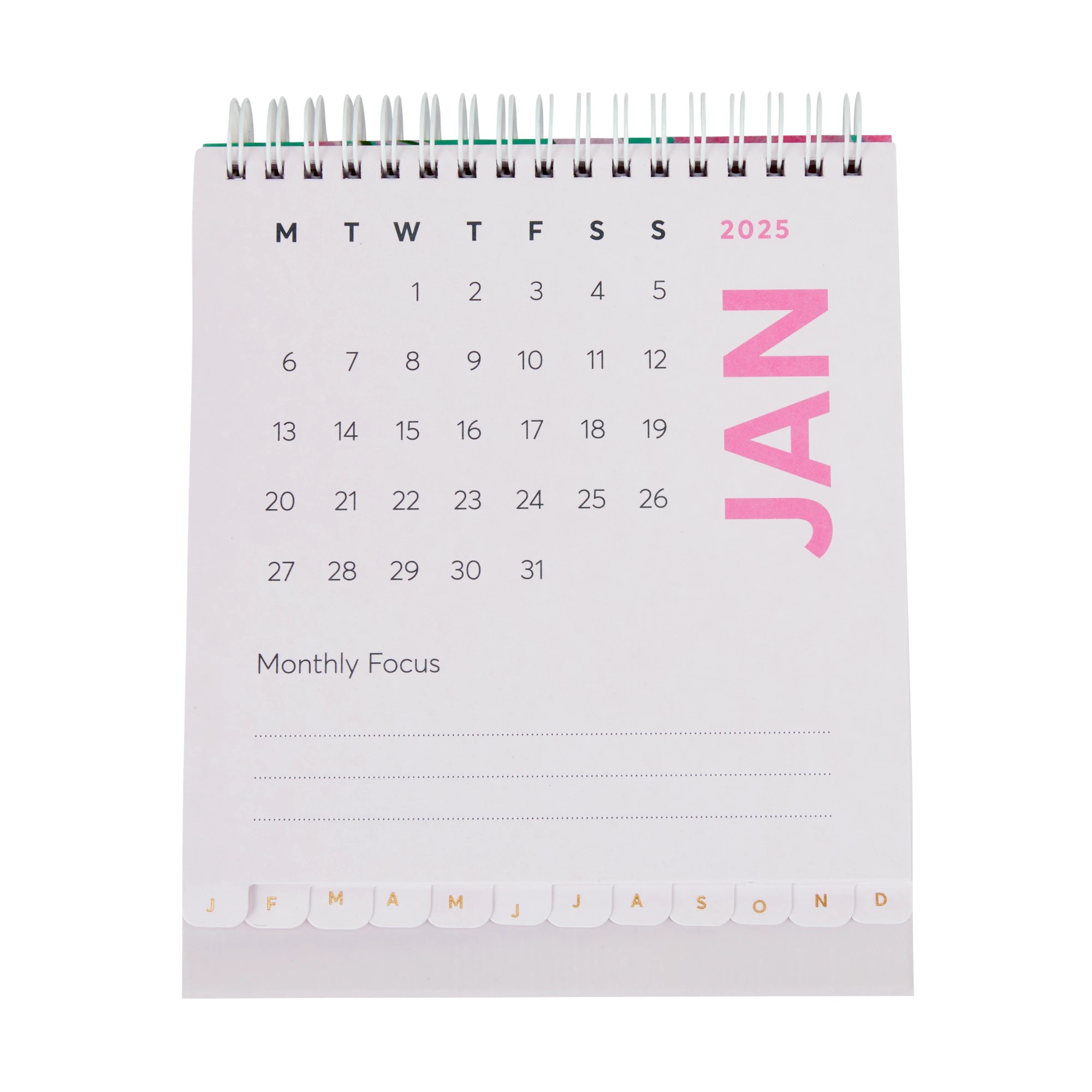 3 2025 Desk Calendar - Swirl, 3 of 5