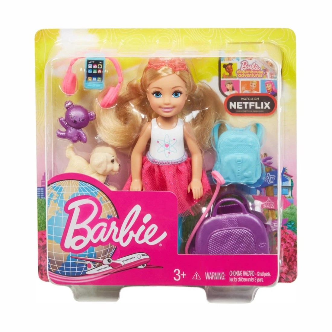 1 Barbie Chelsea Travel Doll Playset, 1 of 4