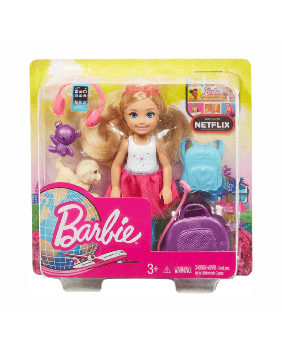 Mattel Barbie Chelsea Travel Doll Playset