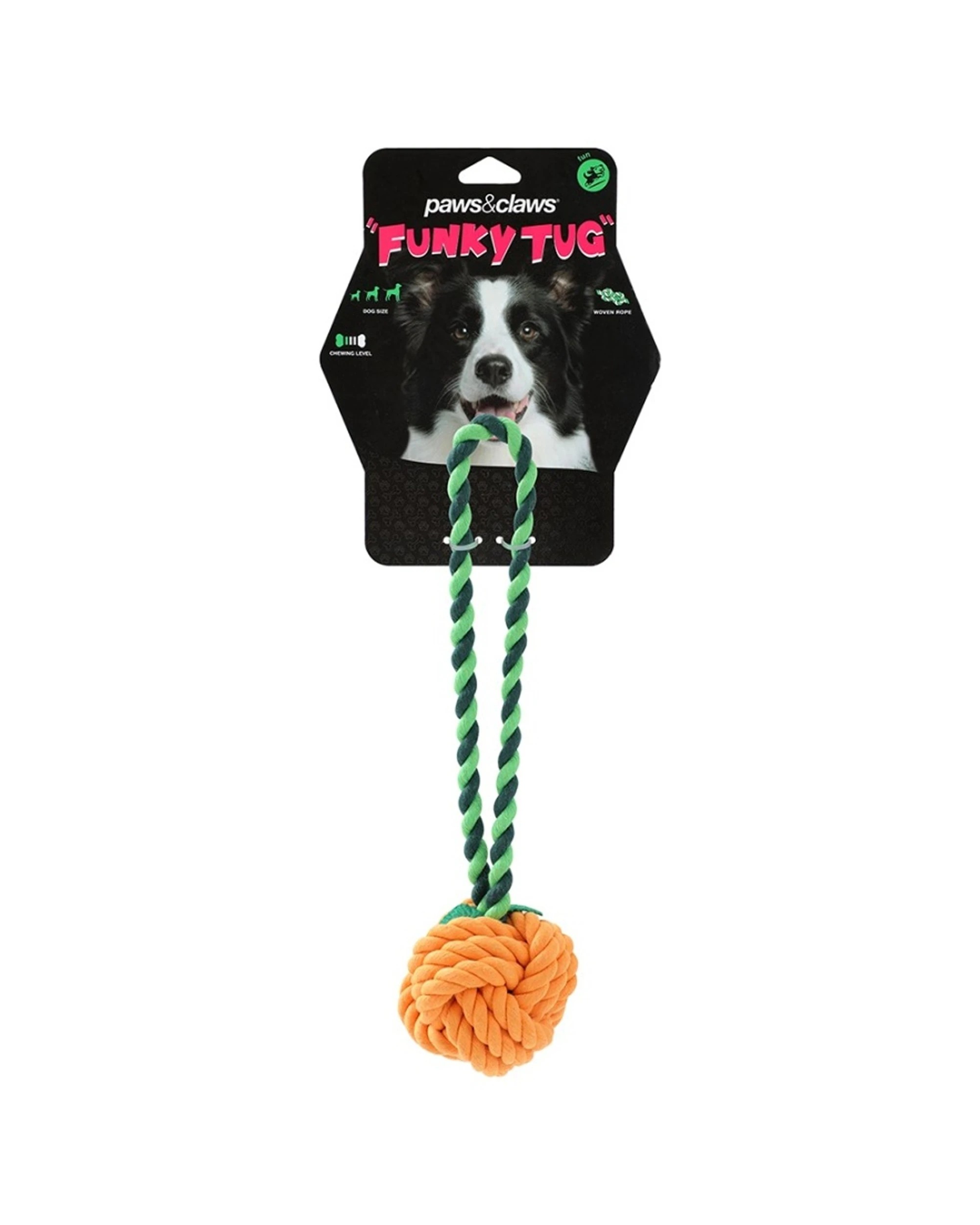 2 Paws & Claws 6PK Fruit Rope Pet Dog Toy 25x13x6cm - Assorted, 2 of 4