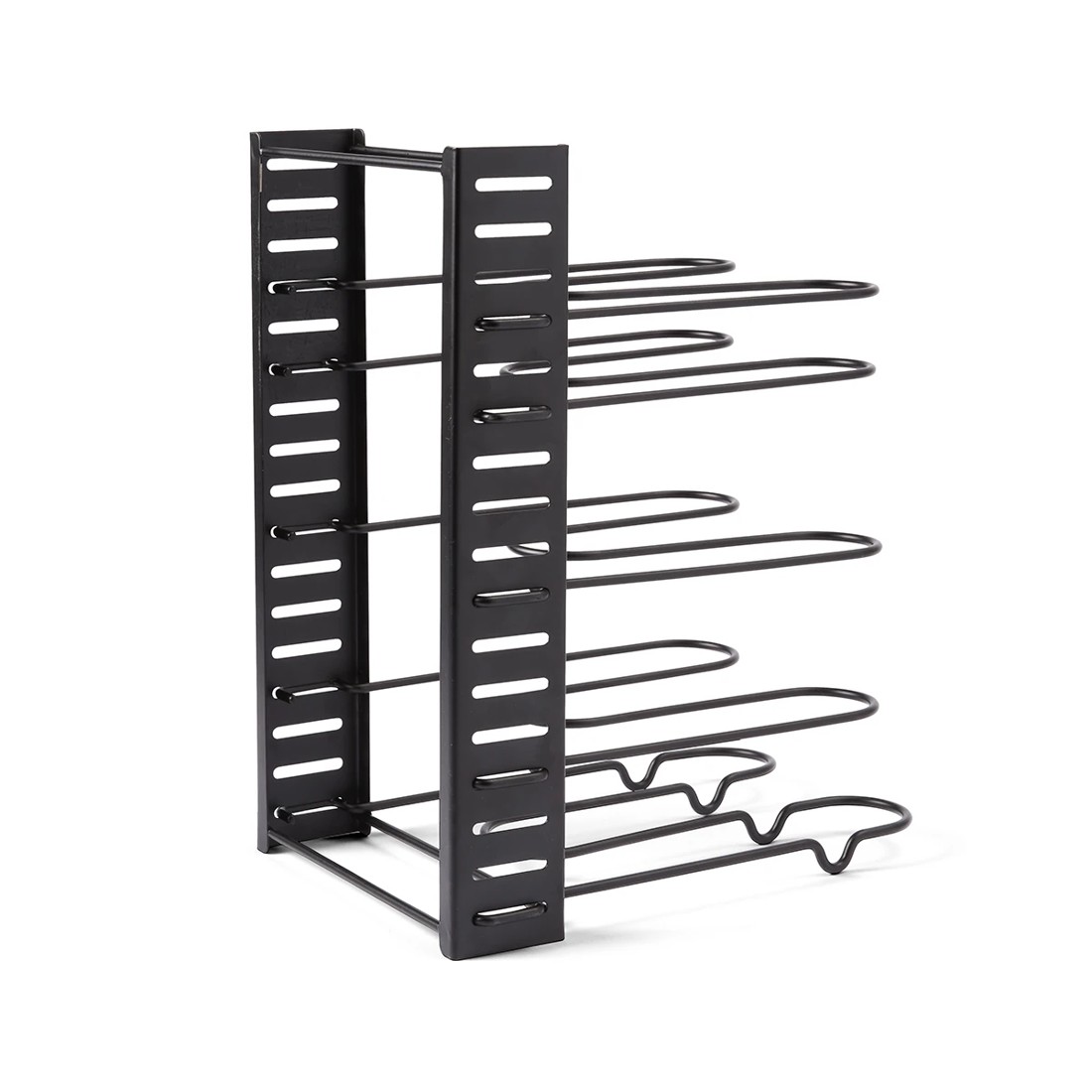 6 Cookware Storage Rack - Black, 6 of 10