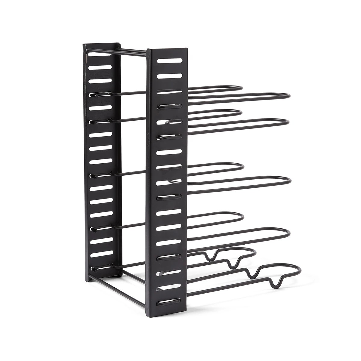6 Cookware Storage Rack - Black, 6 of 10