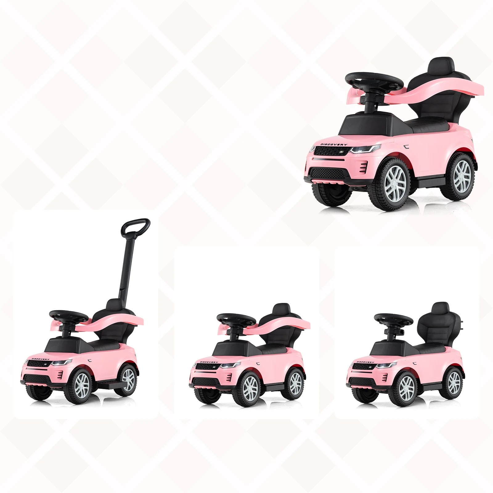 4 Costway 3-in-1 Push Car Kids Ride on Toy Vehicle, 4 of 5