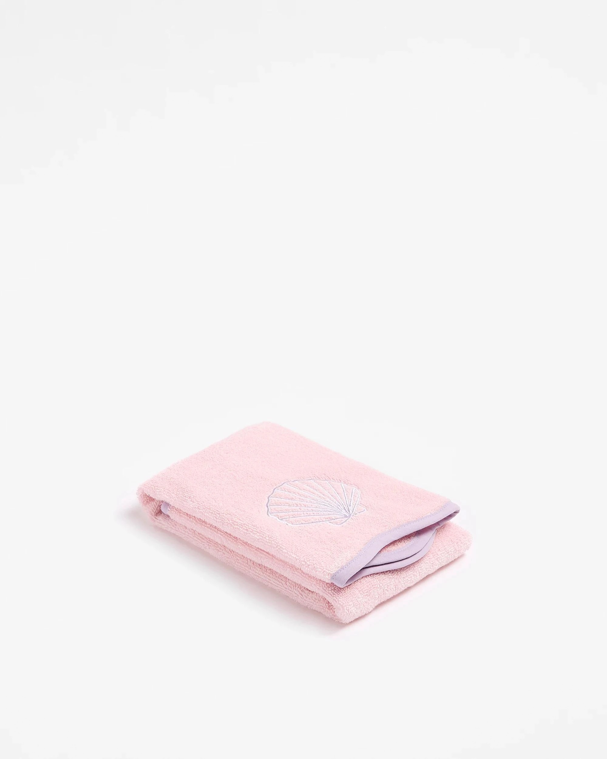 1 Target Elsie Sea Shell Kids Australian Cotton Hand Towel - Pink, 1 of 2