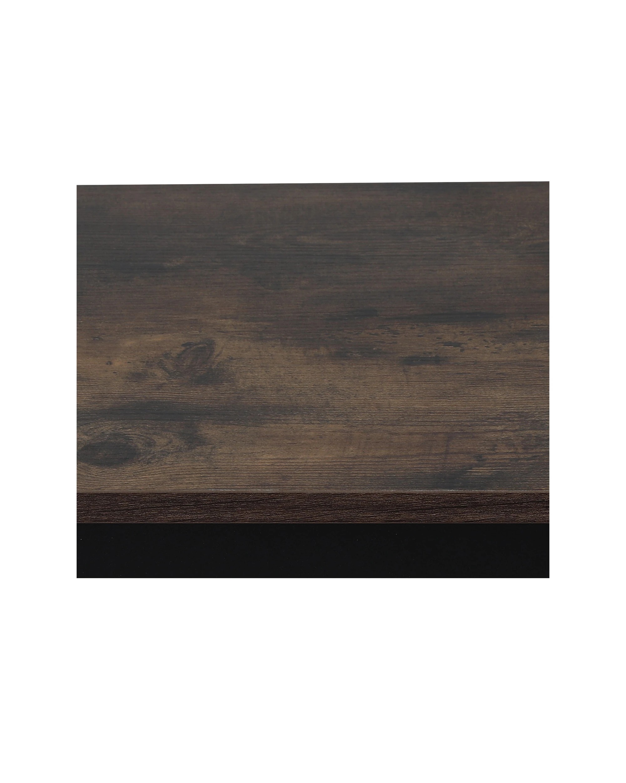 7 Artiss Dining Table and Chairs Set 3PCS Kitchen Metal Desk Bench Dark Walnut - Multi, 7 of 8