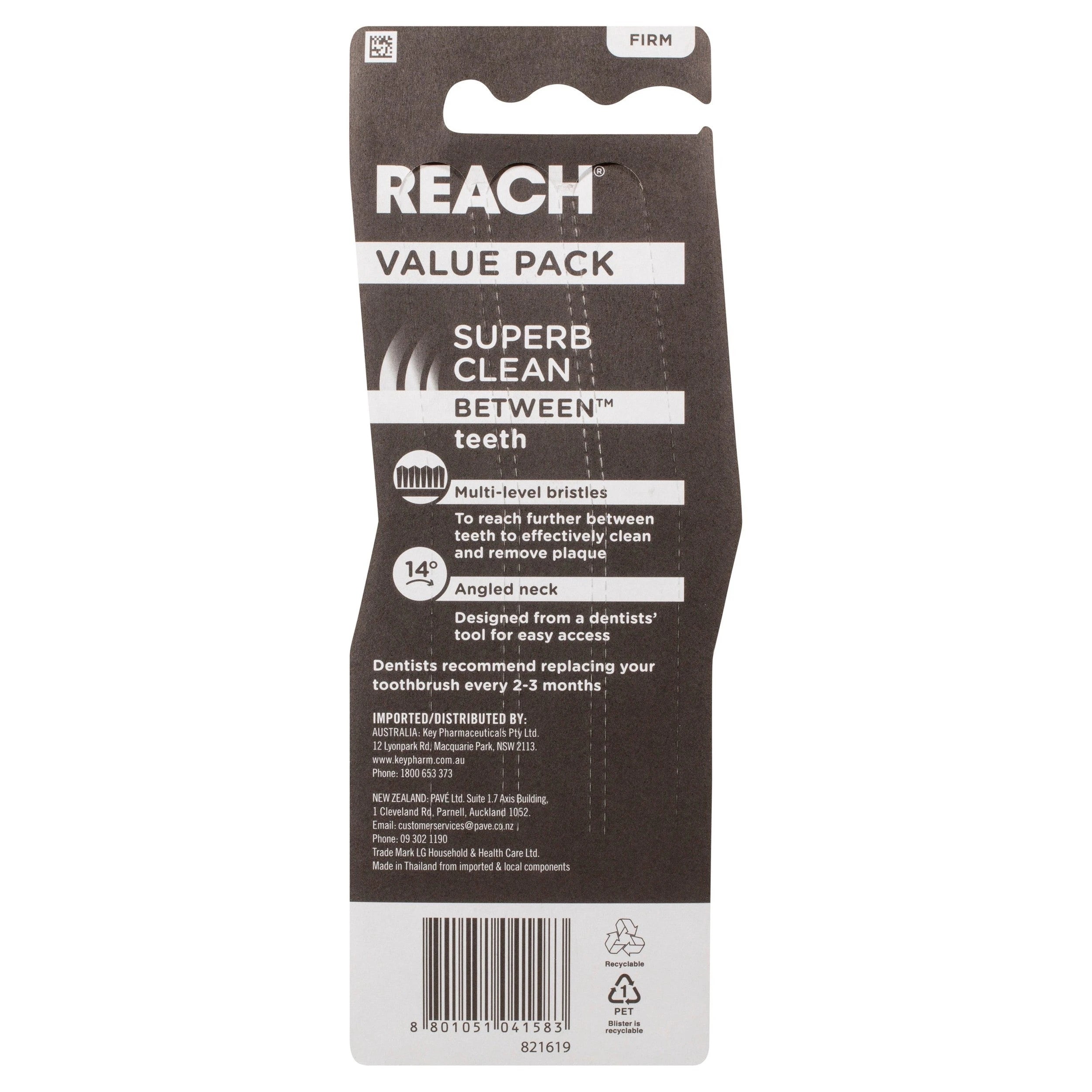 2 Reach Toothbrush Superb Clean Between Teeth Soft 3PK, 2 of 2