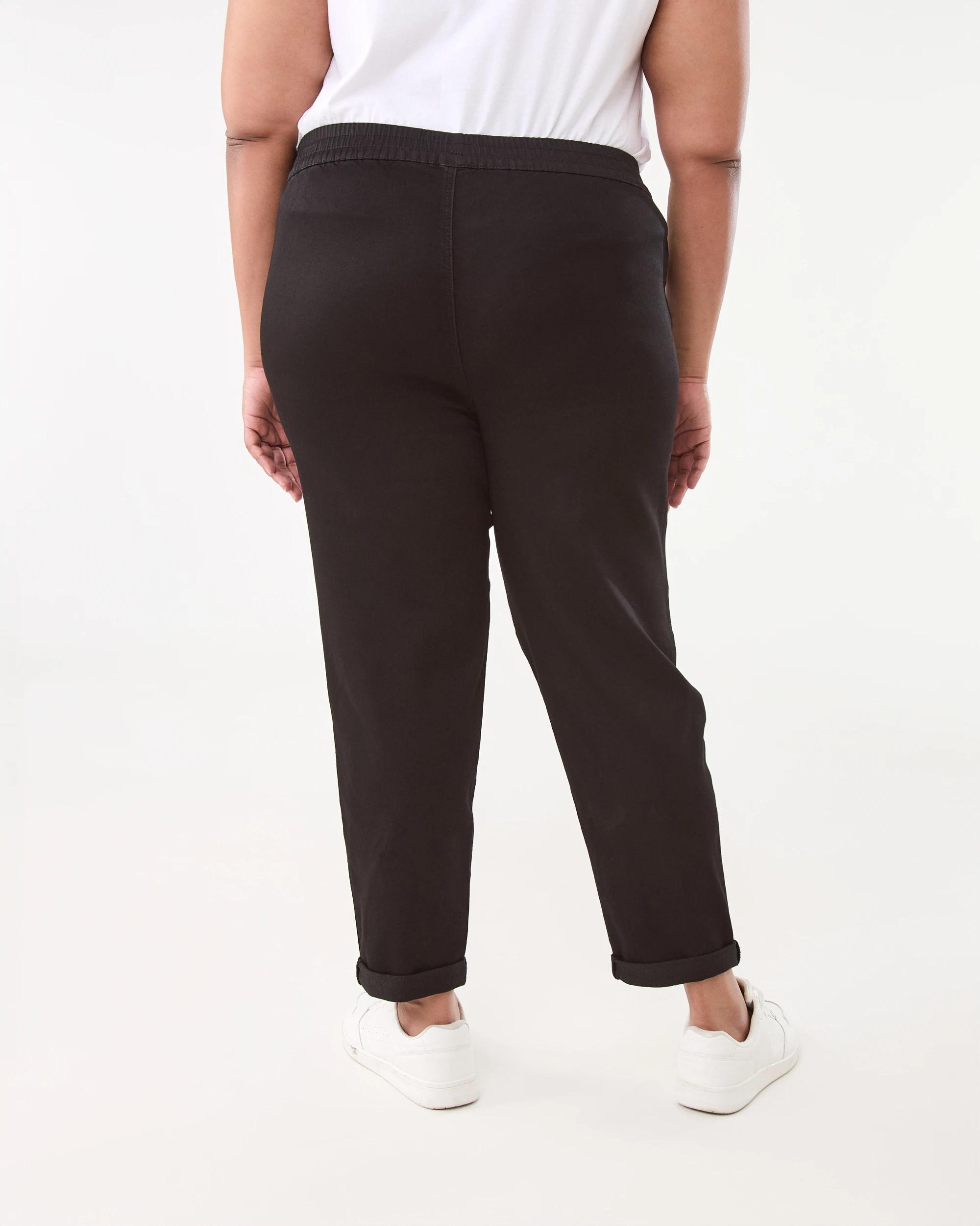 3 Curve Denim Joggers Black, 3 of 6