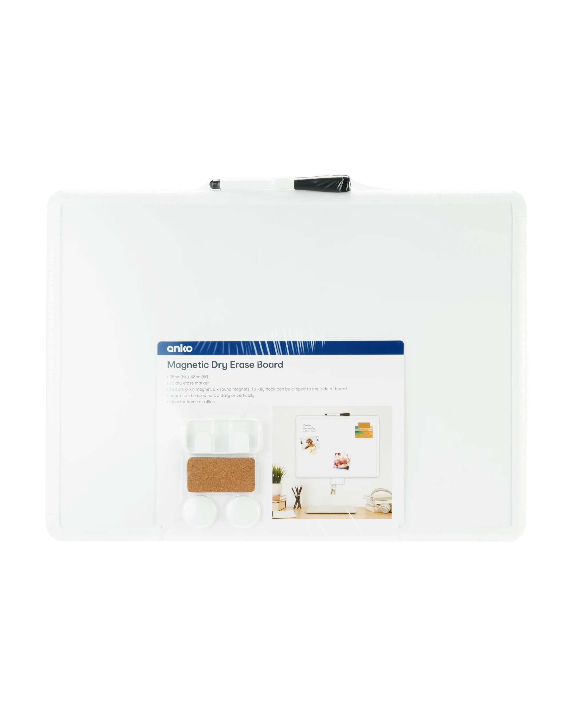 8 Magnetic Dry Erase Board 35cm x 48cm, 8 of 9