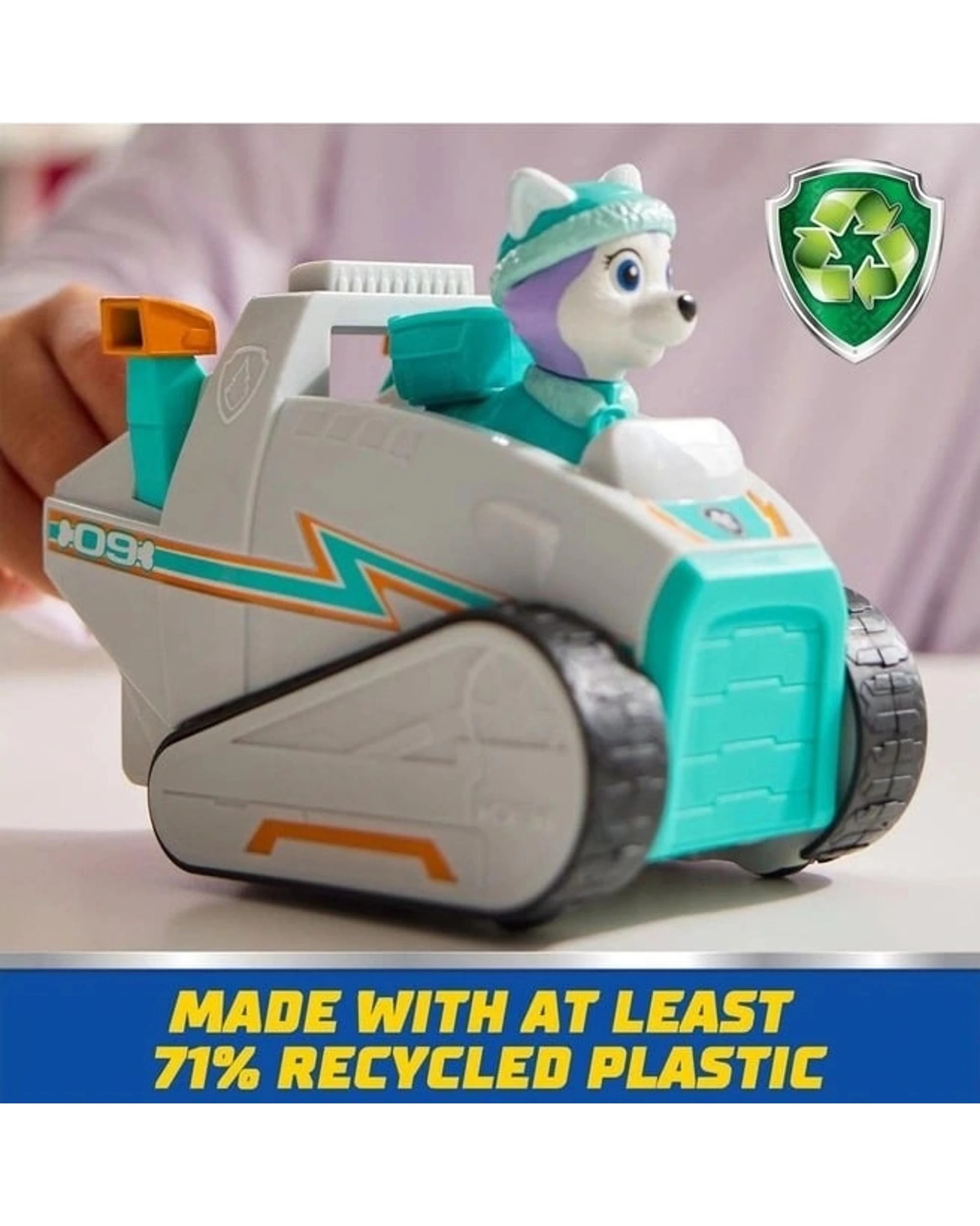 6 Paw Patrol Sustainable Basic Vehicle Everest Snow Plow, 6 of 7
