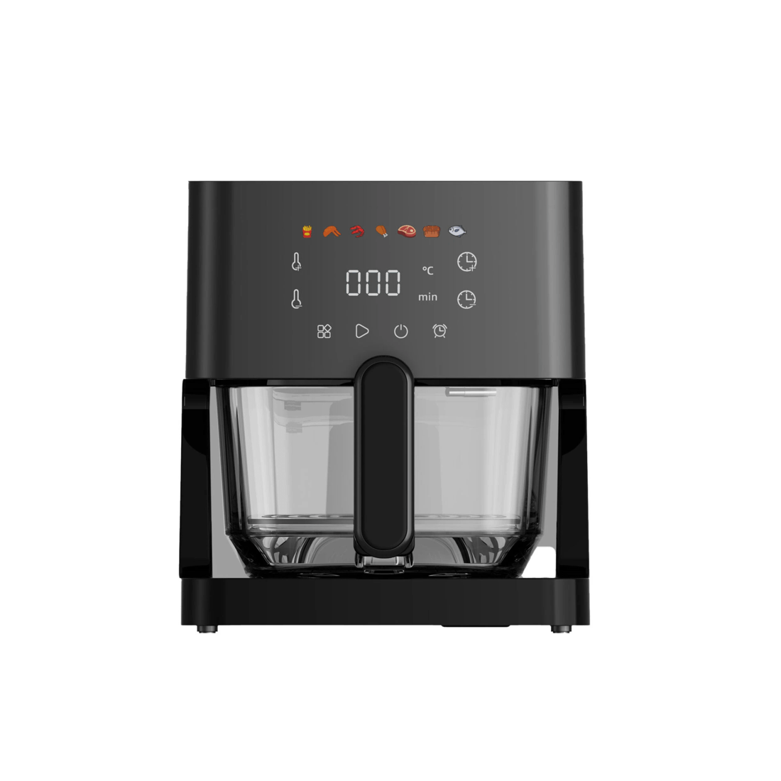 4 Healthy Choice 1350W 5L Touch Controlled Digital Air Fryer with Glass Basket, 4 of 8