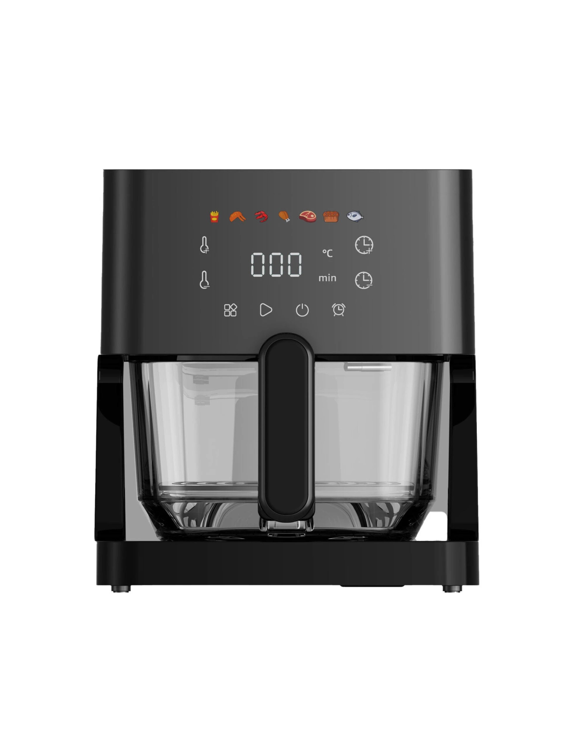 4 Healthy Choice 1350W 5L Touch Controlled Digital Air Fryer with Glass Basket, 4 of 8