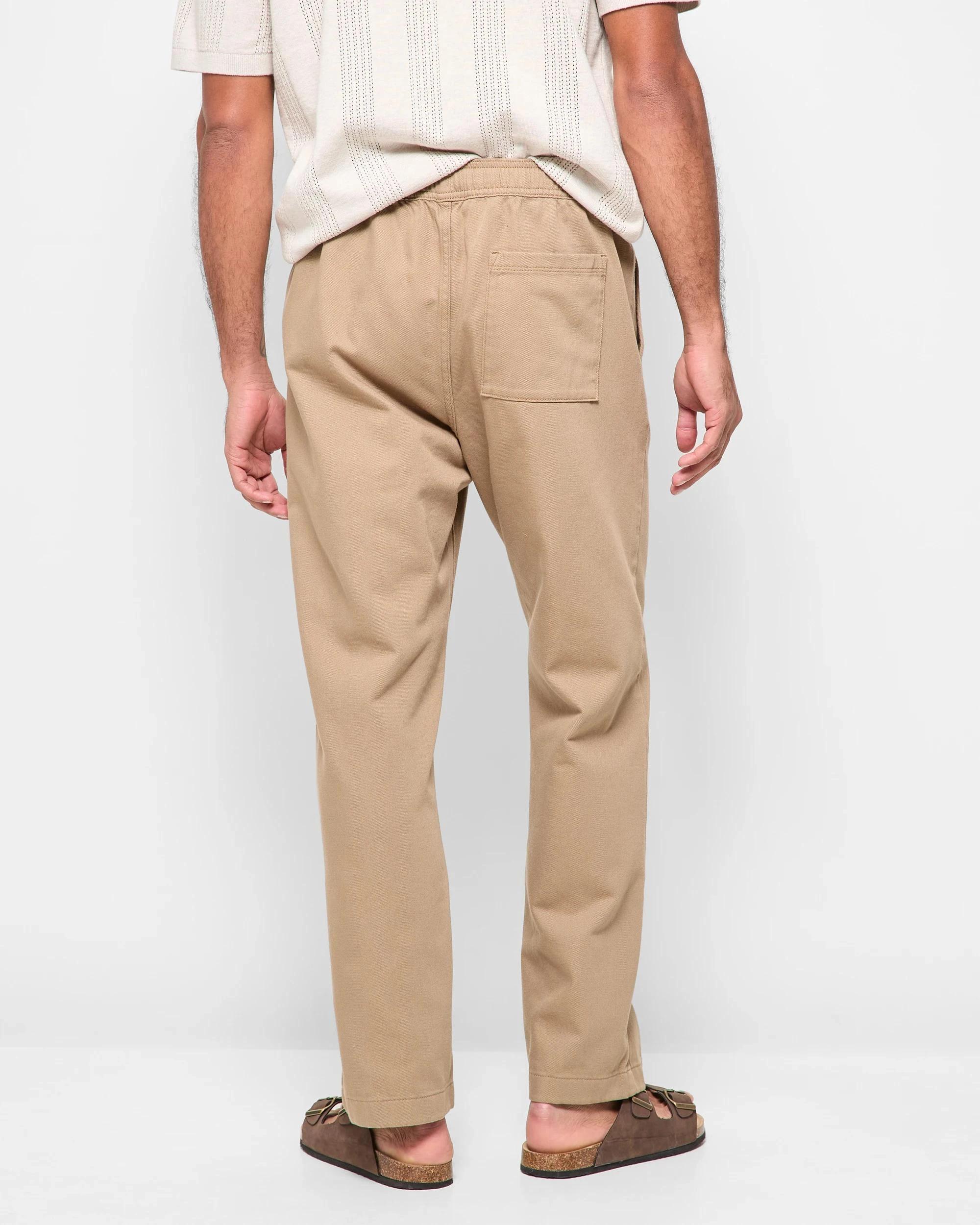 4 Target Australian Cotton Relaxed Twill Pants SEPIA, 4 of 5