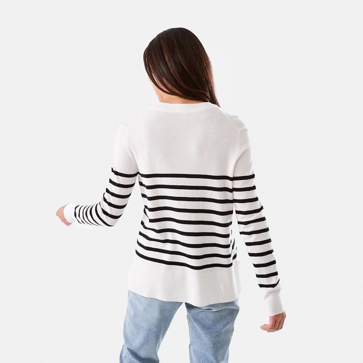 3 Crew Neck Jumper Snow Str, 3 of 6