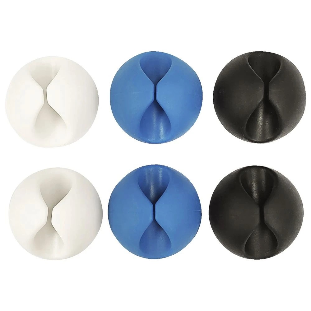 2 Keji Cord Grippers Black, White and Blue 6 Pack, 2 of 2