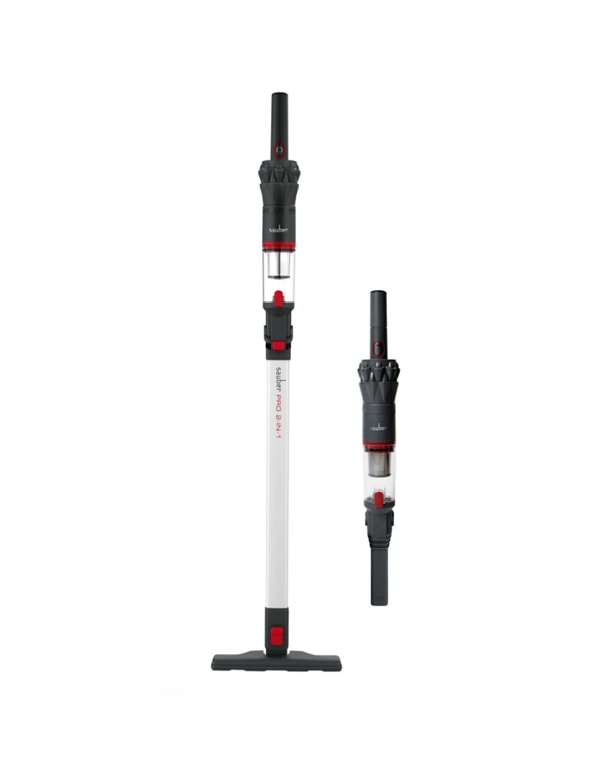 1 Sauber Pro 2 In 1 Handheld Cordless Stick Vacuum HEPA Filtration - Black, 1 of 4