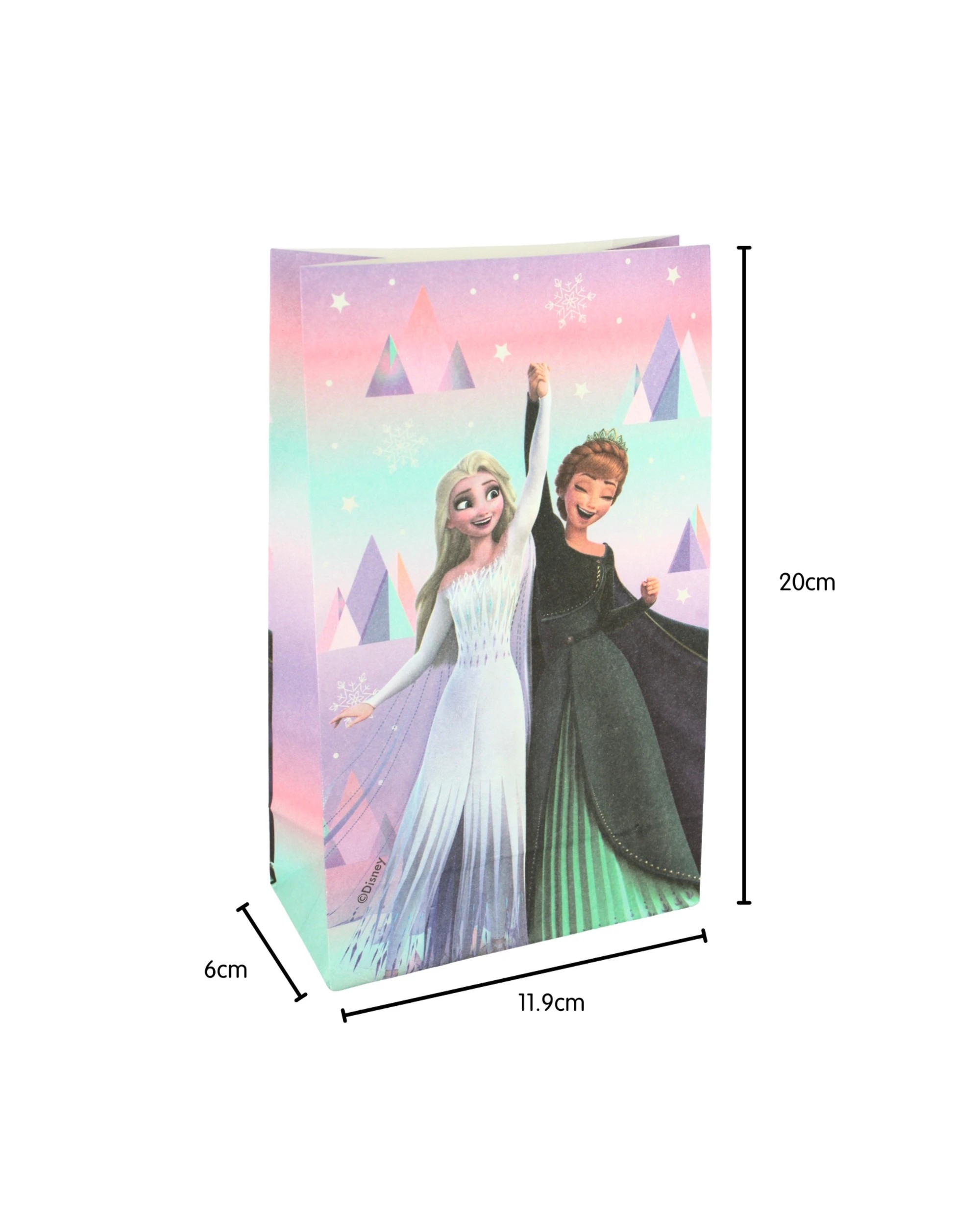 2 Disney Frozen 2 Paper Party Bags Pack of 8, 2 of 3