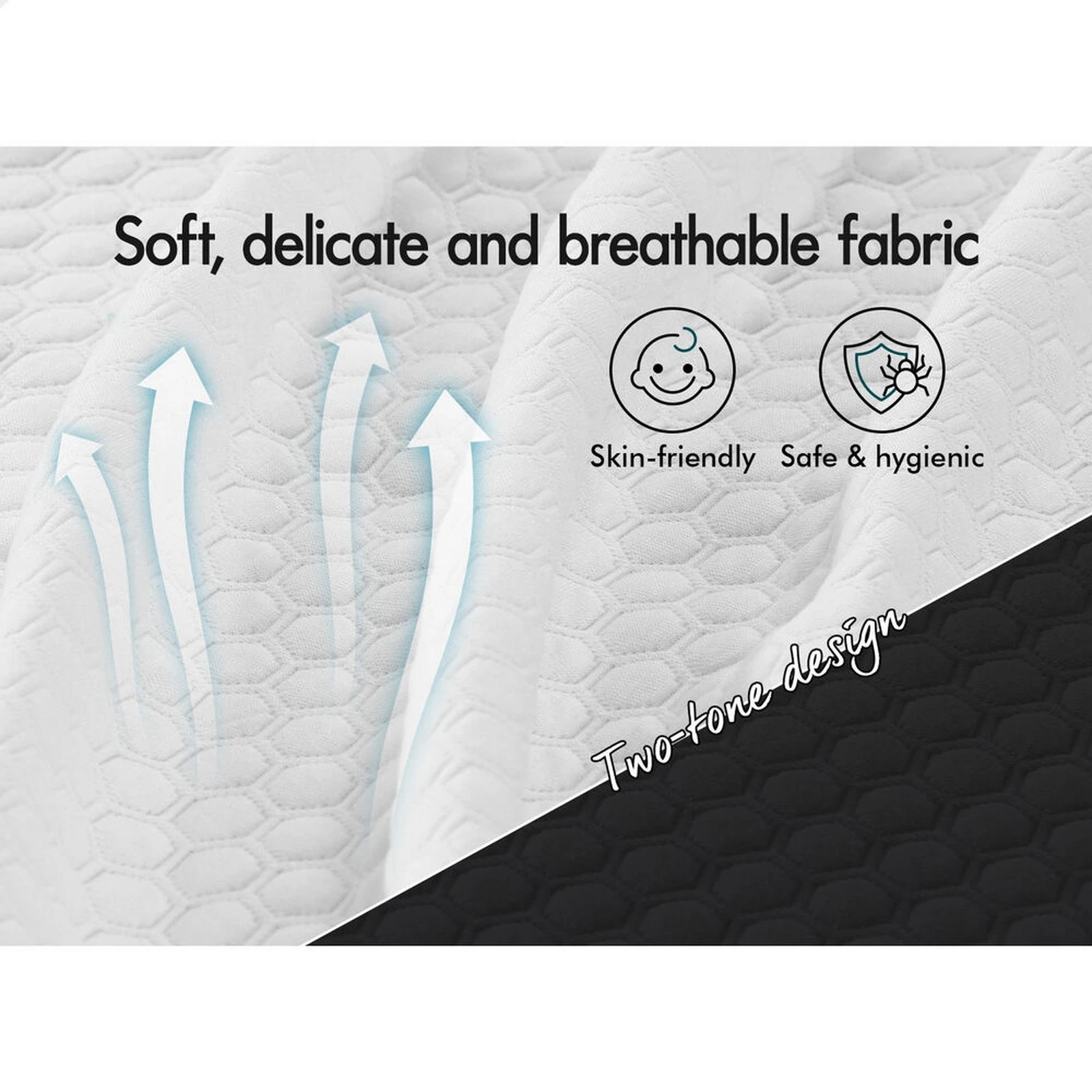 8 Alfordson Mattress Gel Memory Foam Reversible Dual-use Soft Firm - King Bed, 8 of 10