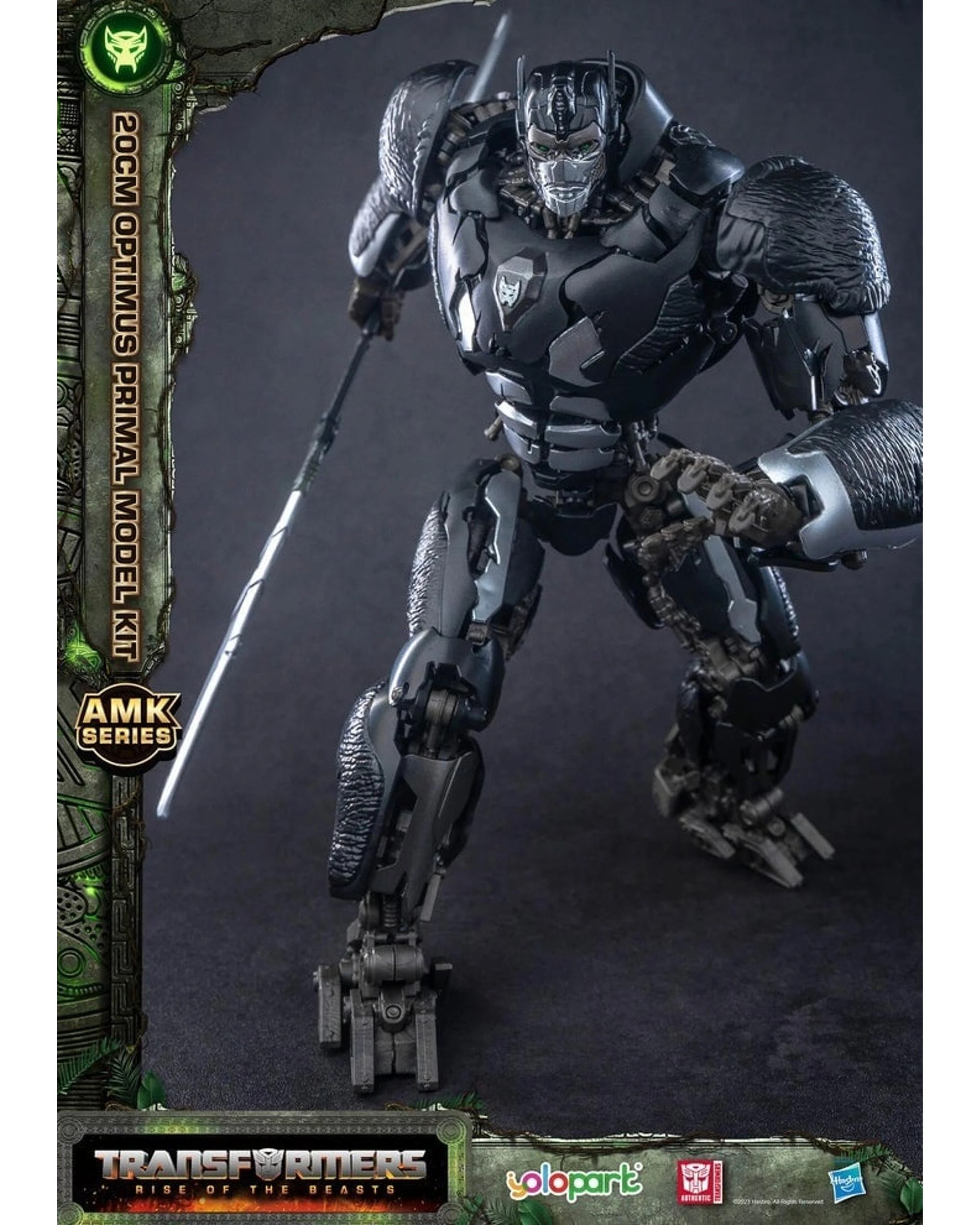 4 Yolopark Transformers: Rise of the Beasts Optimus Primal AMK Series 20cm Advance Model Kit, 4 of 6