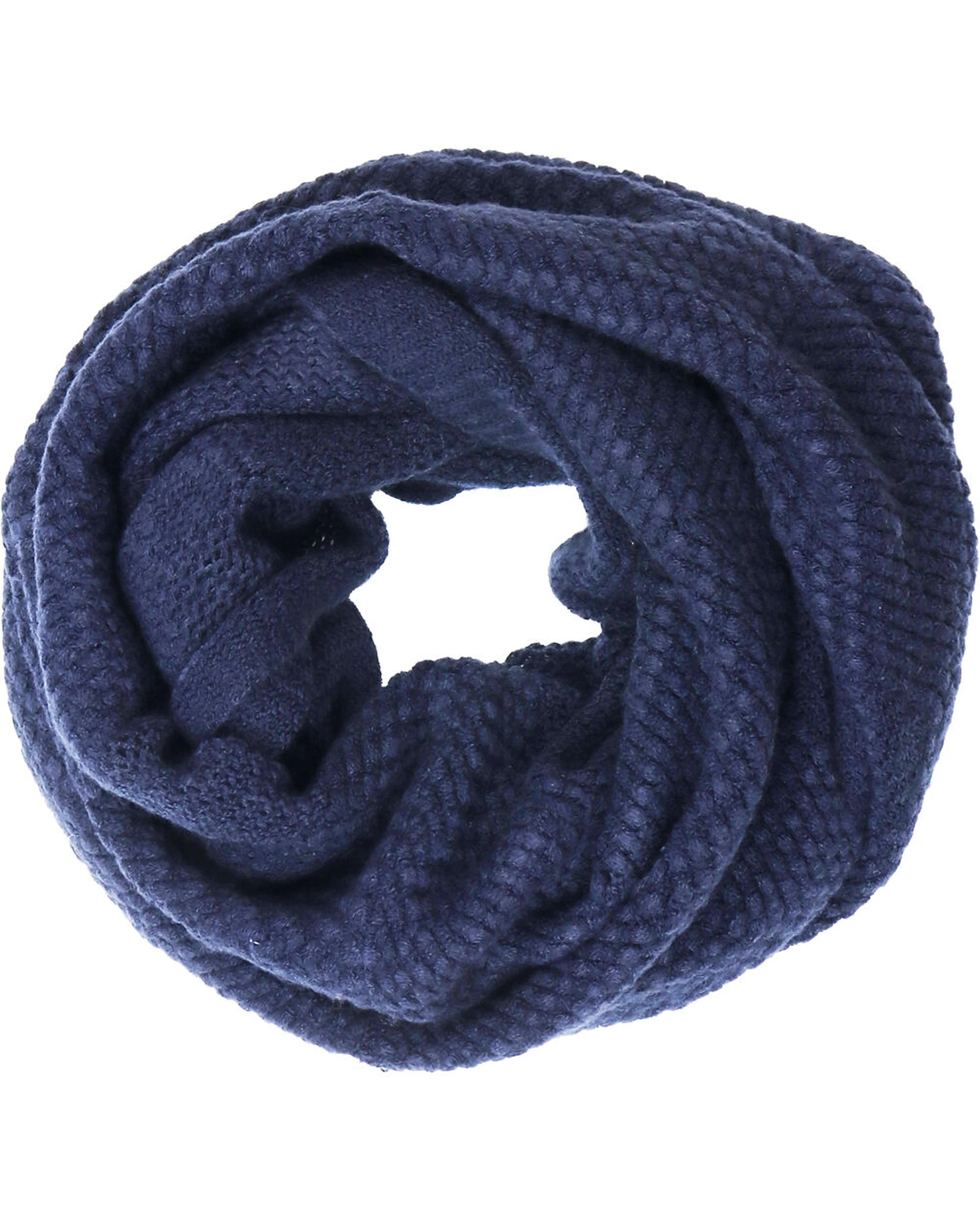 1 Wicked Sista Acrylic Knit Snood Neck Warmer One Size Elegant Winter Accessory - Blue, 1 of 1