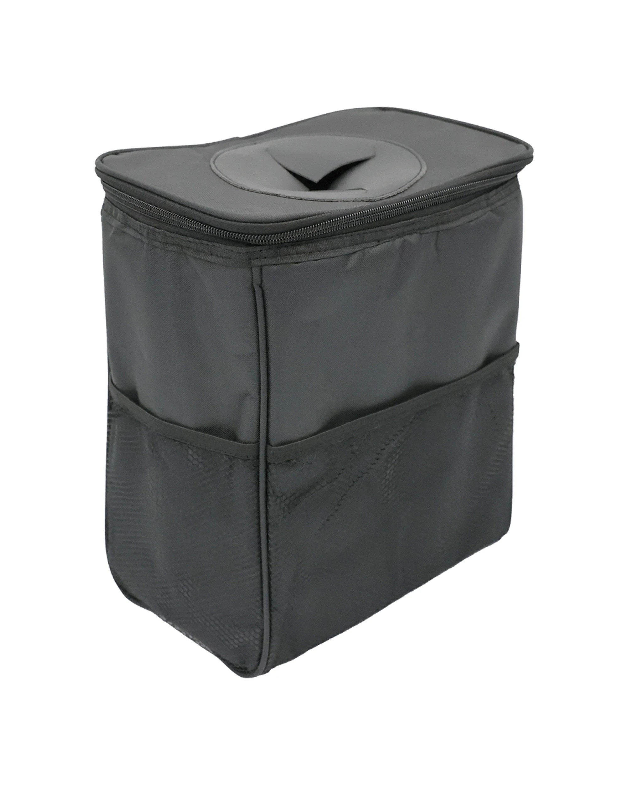 2 Hercules 2 In 1 7.5L Car Drink Beverage Food Insulated Cooling Bag Organiser & Trash Can - Grey, 2 of 6