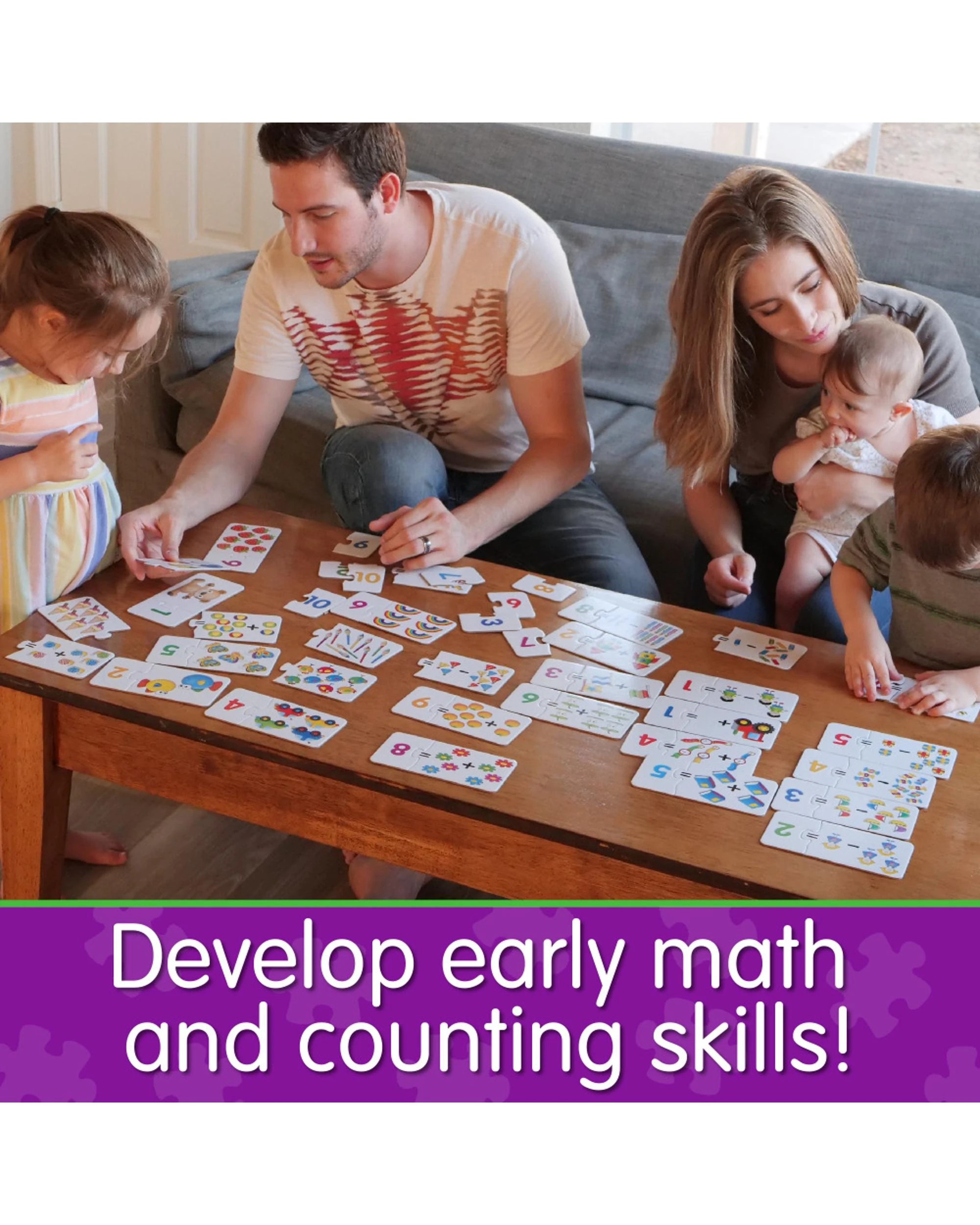 4 Learning Journey Match It! Mathematics Educational Puzzle, 4 of 6