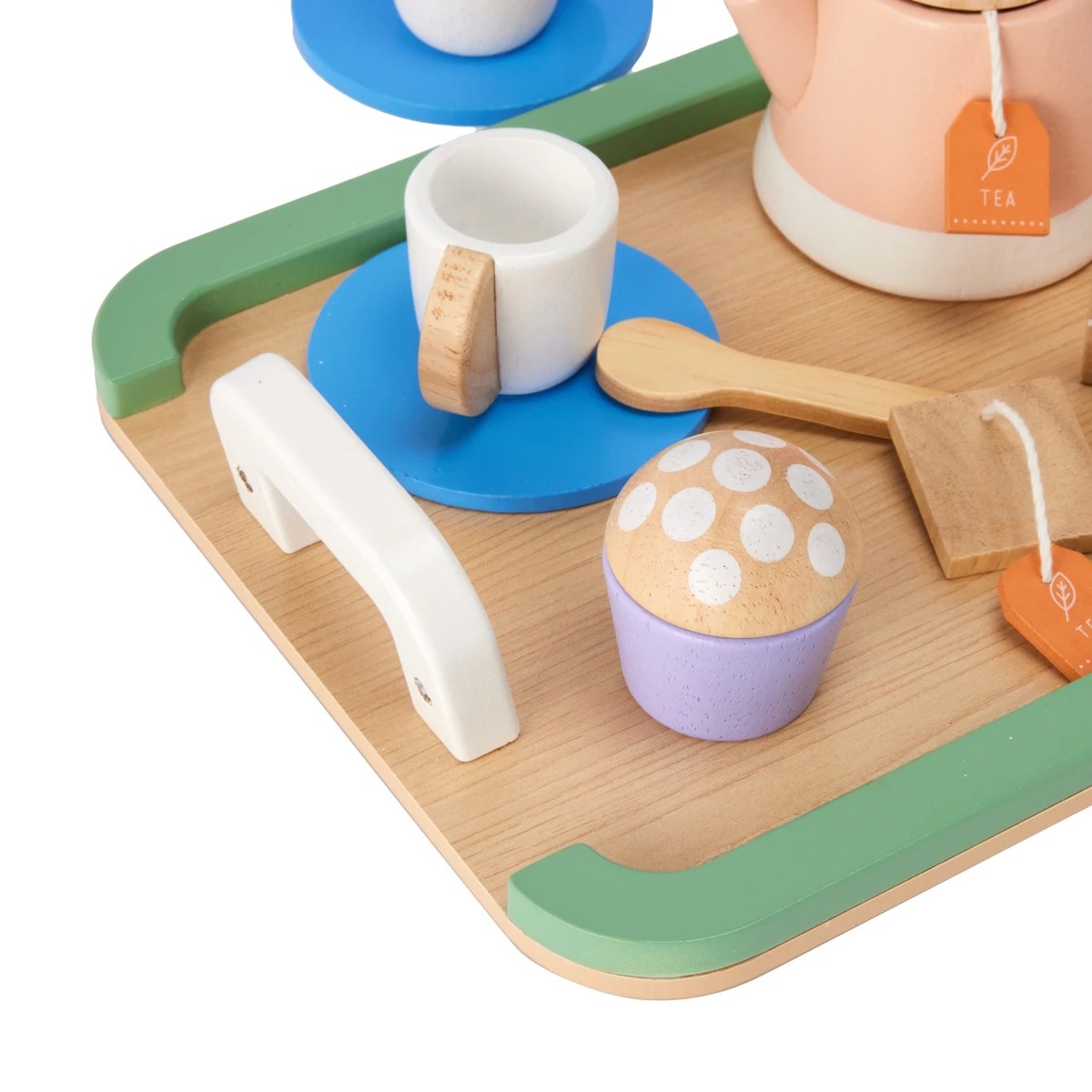 3 13 Piece Wooden Tea Playset, 3 of 7