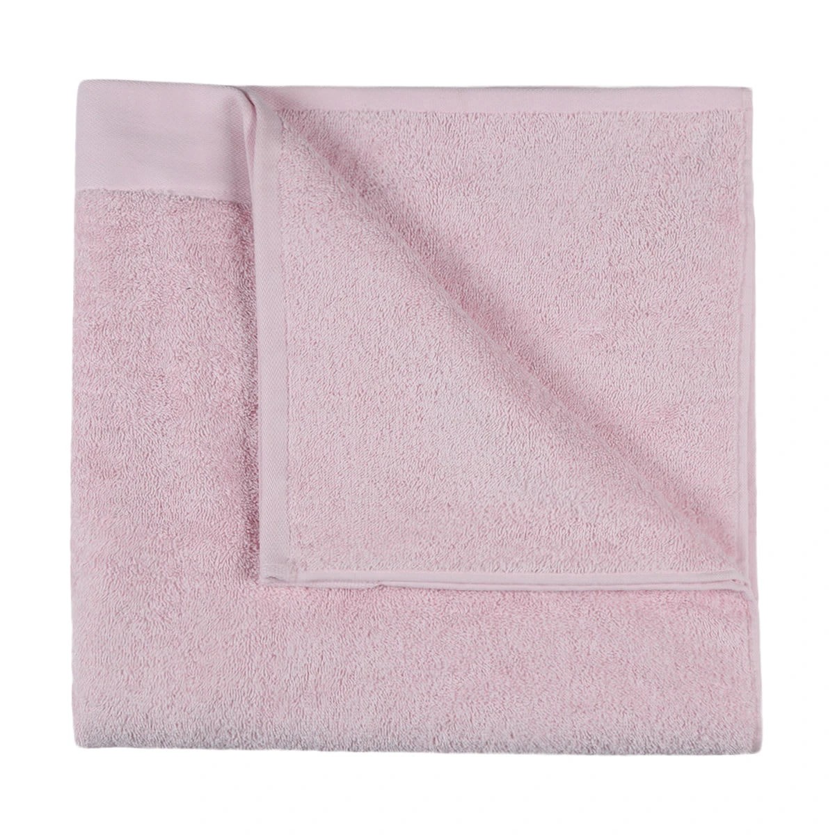 1 Malmo Cotton Bath Sheet - Pale Pink, 1 of 3