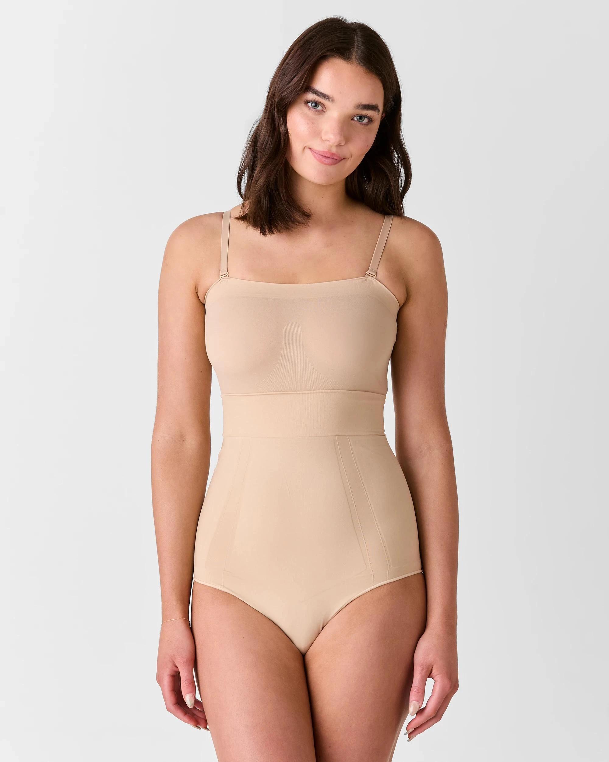 2 Target Woman Bonded High Waisted G-String - Shapewear NUDE, 2 of 4
