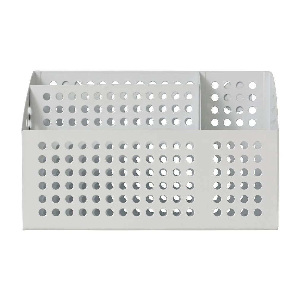 4 J.Burrows 3 Pocket Magnetic Organiser 190 x 65 x 125mm White, 4 of 4