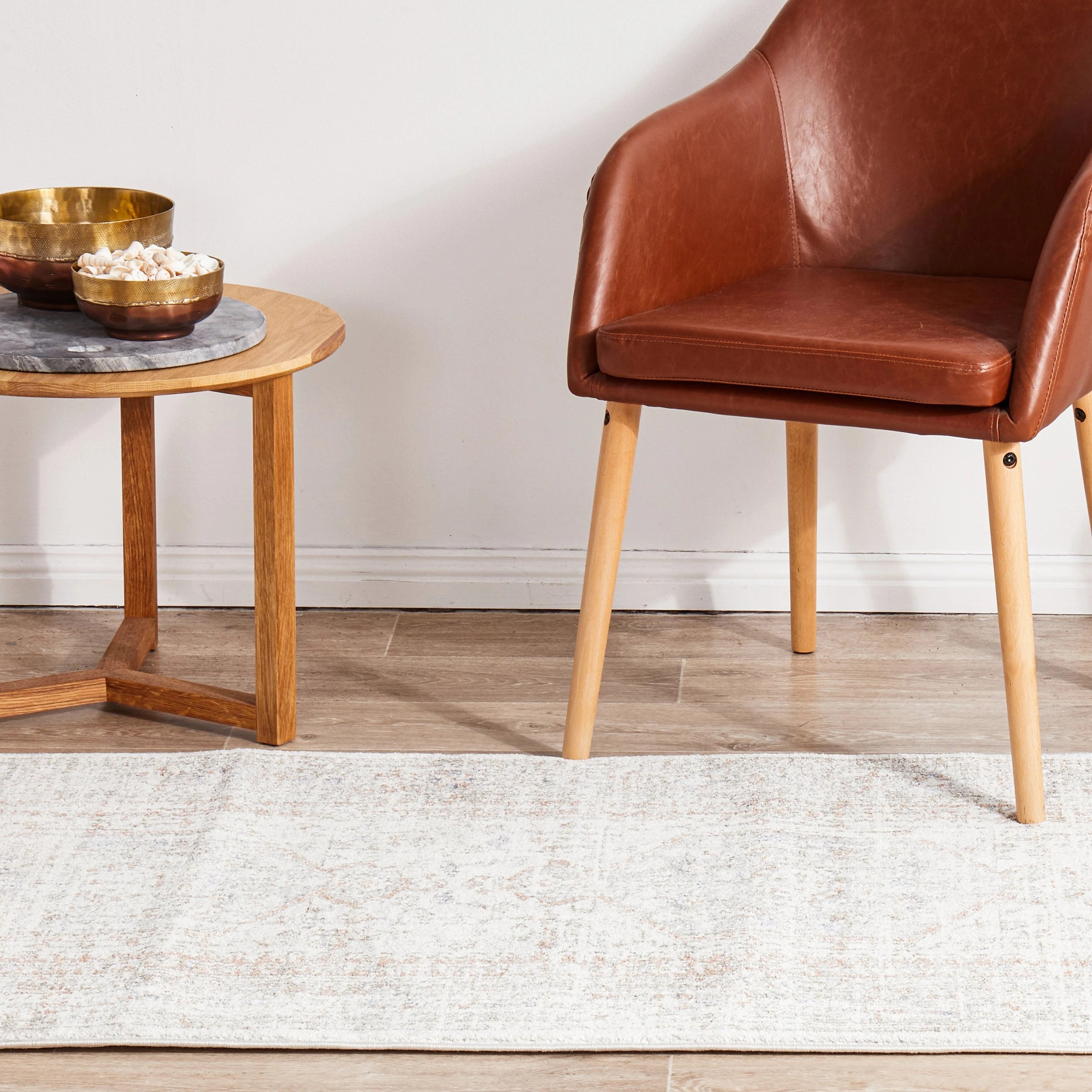 4 Common Ground Rugs Elite Lorissa 400x80cm - Large Runner Rug - White, 4 of 9
