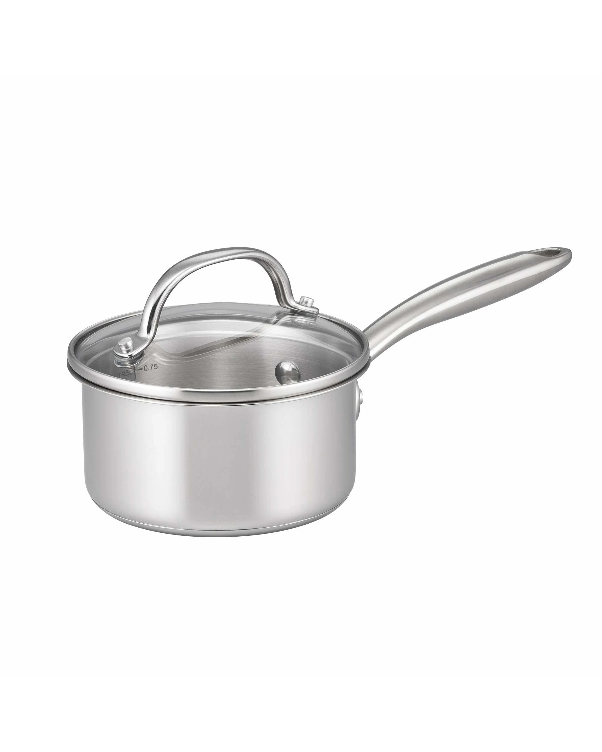 1 RACO Steel Essentials Stainless Steel Induction Covered Saucepan 14cm/0.9L - Silver, 1 of 2