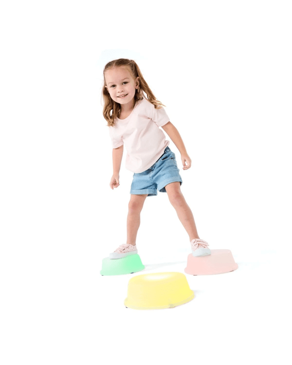 3 Piece Light Up Stepping Stone