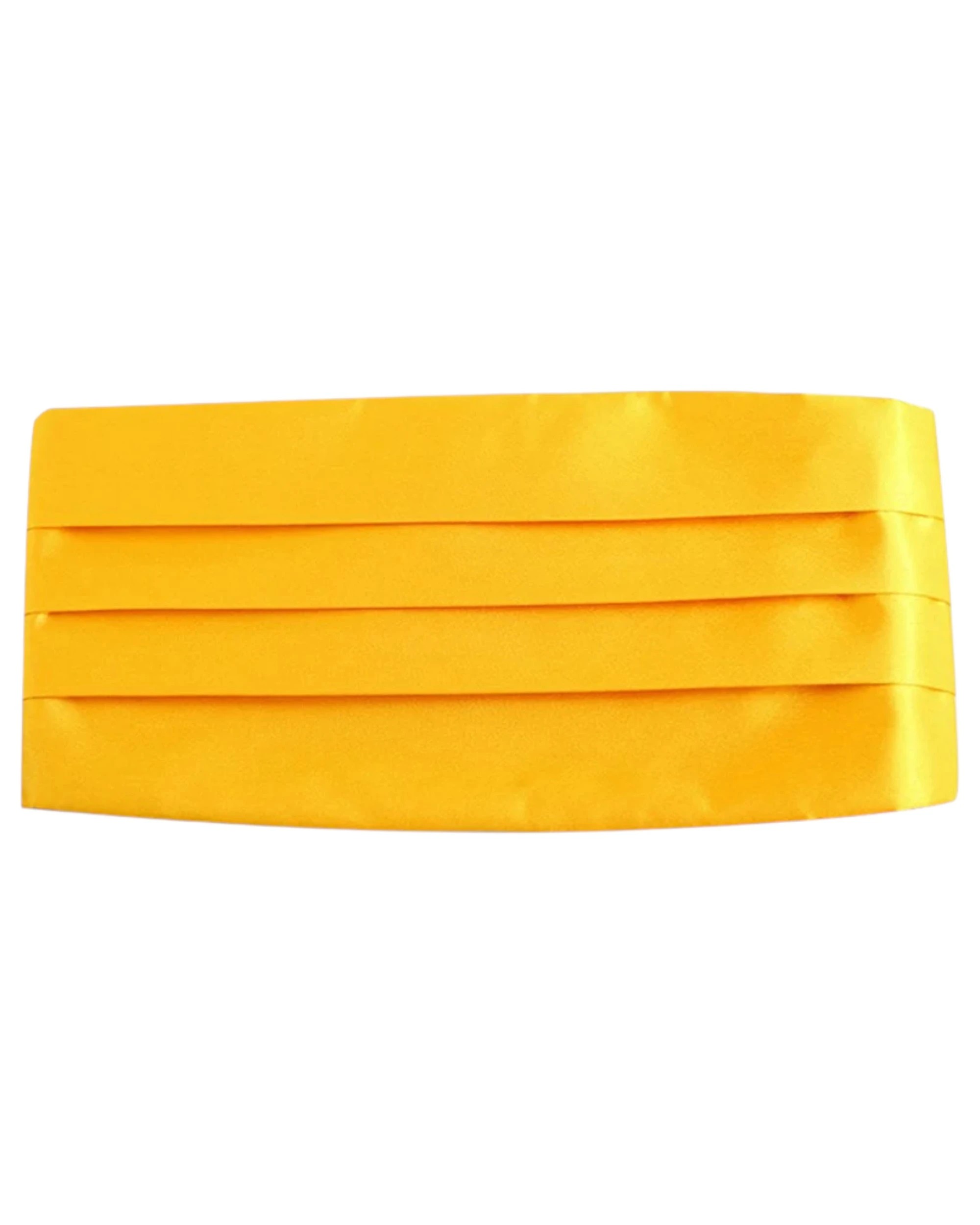 1 Zasel Mens Adjustable Cummerbund - Yellow, 1 of 1