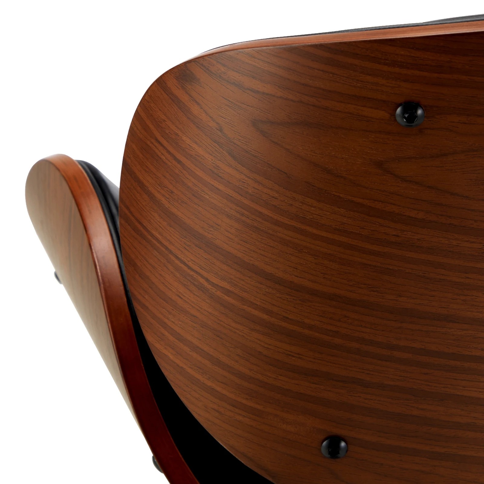 7 Oikiture Set Of 4 Bar Stools Kitchen Stool Swivel Chair Wooden Leather Gas Lift
 - Black, 7 of 8