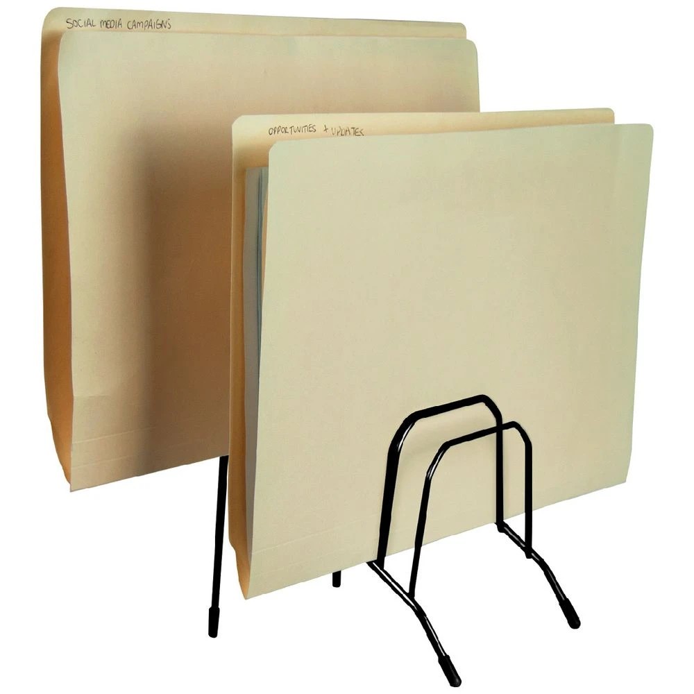 2 Wire Desktop Organiser 6 Slots Chrome, 2 of 2