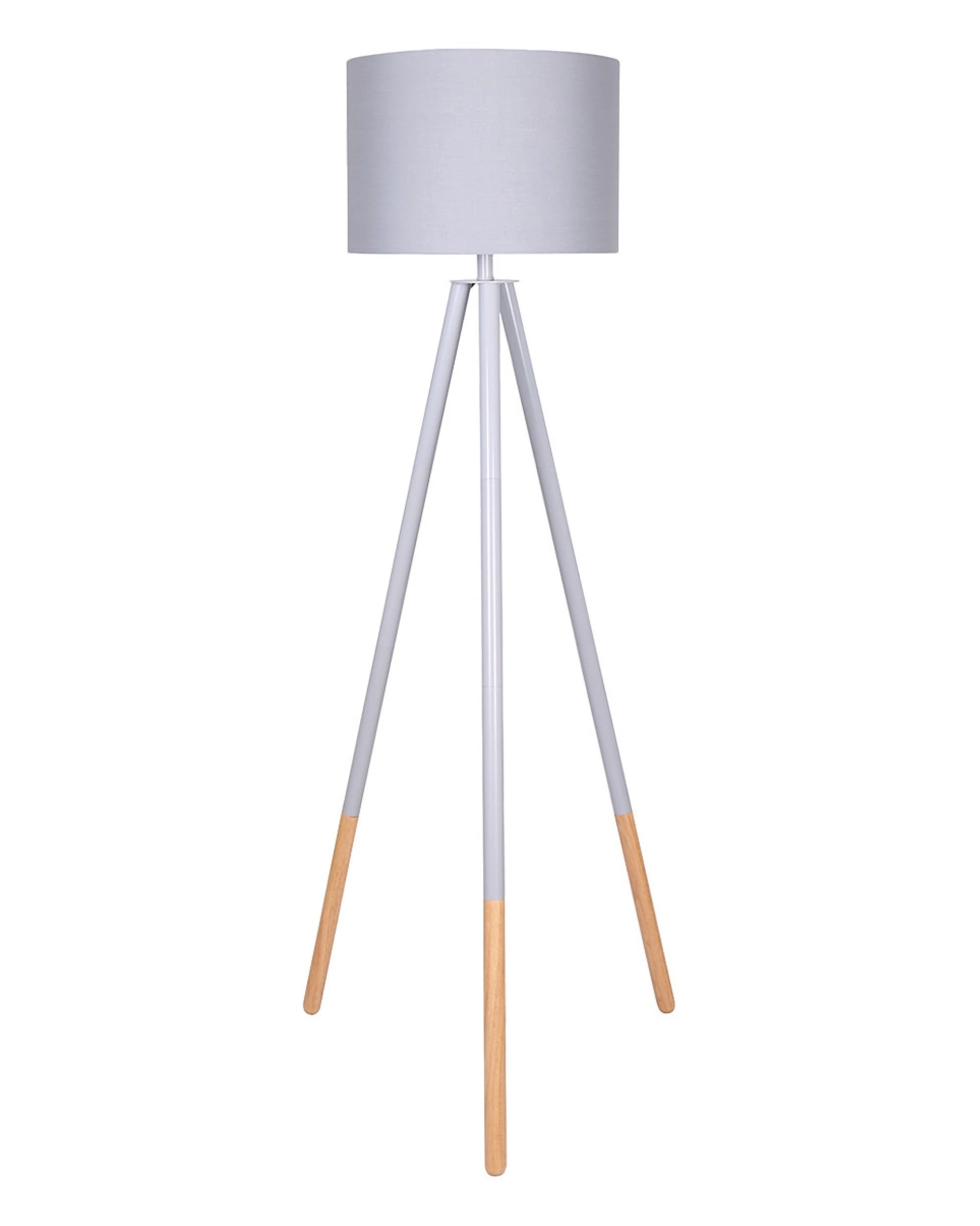 1 Sarantino Adjustable Height Arc Floor Lamp Antique Brass Shade, 1 of 7