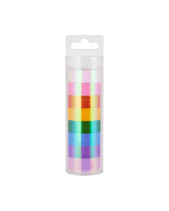 8 Pack Washi Tape - Iridescent