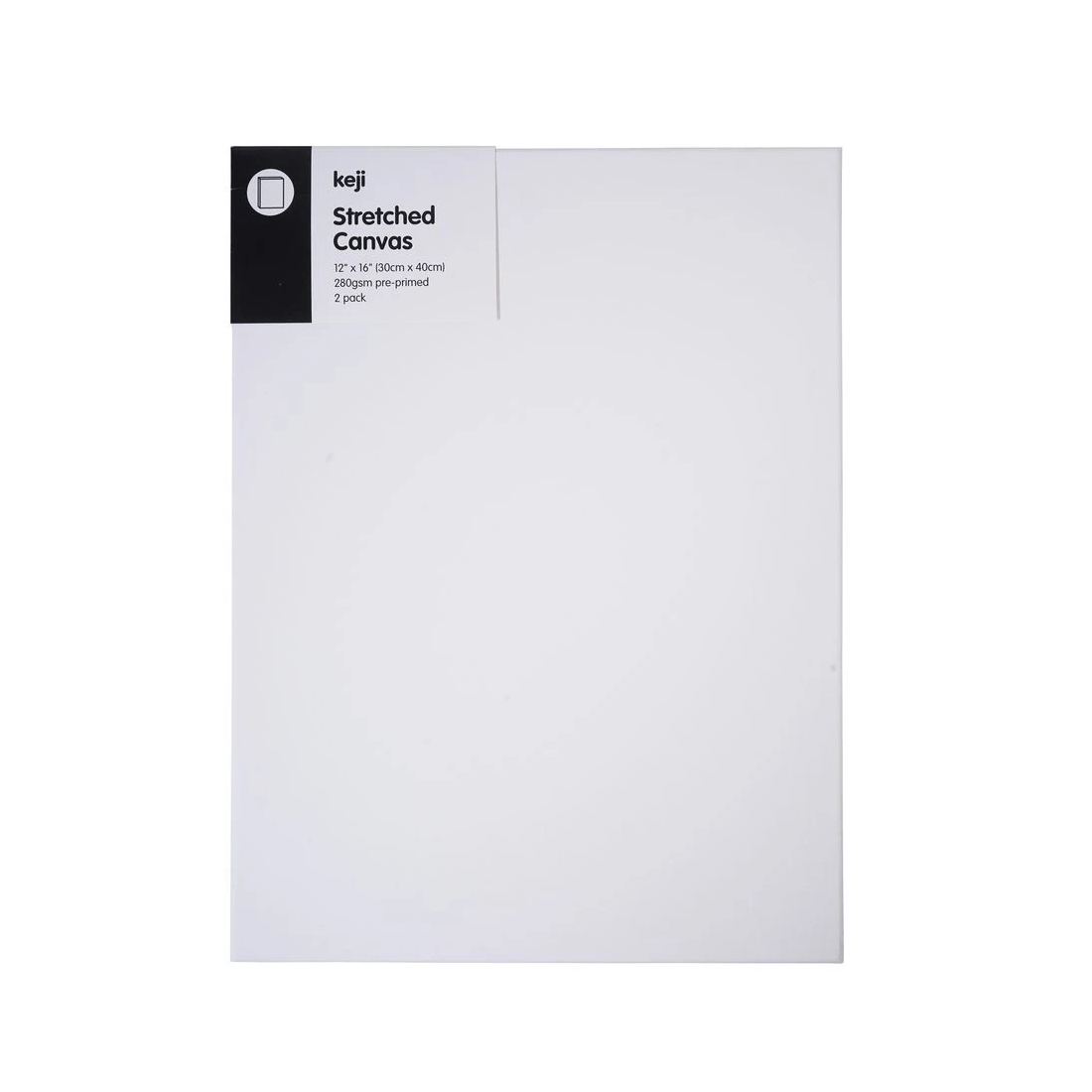 2 Keji Canvases 12X16" White 2 Pack, 2 of 5