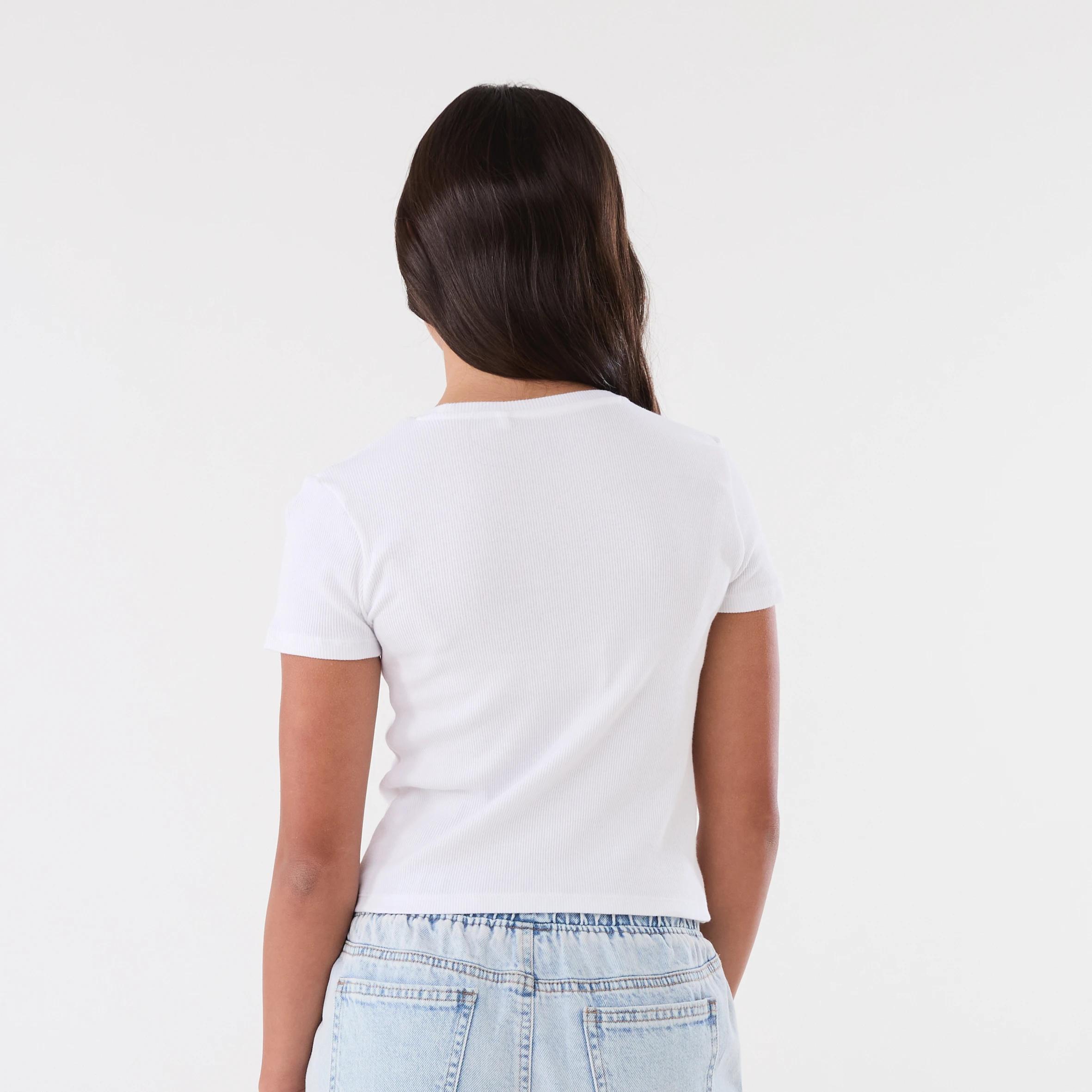 2 Short Sleeve Rib Top ENJOY THE LITTLE THINGS, 2 of 6