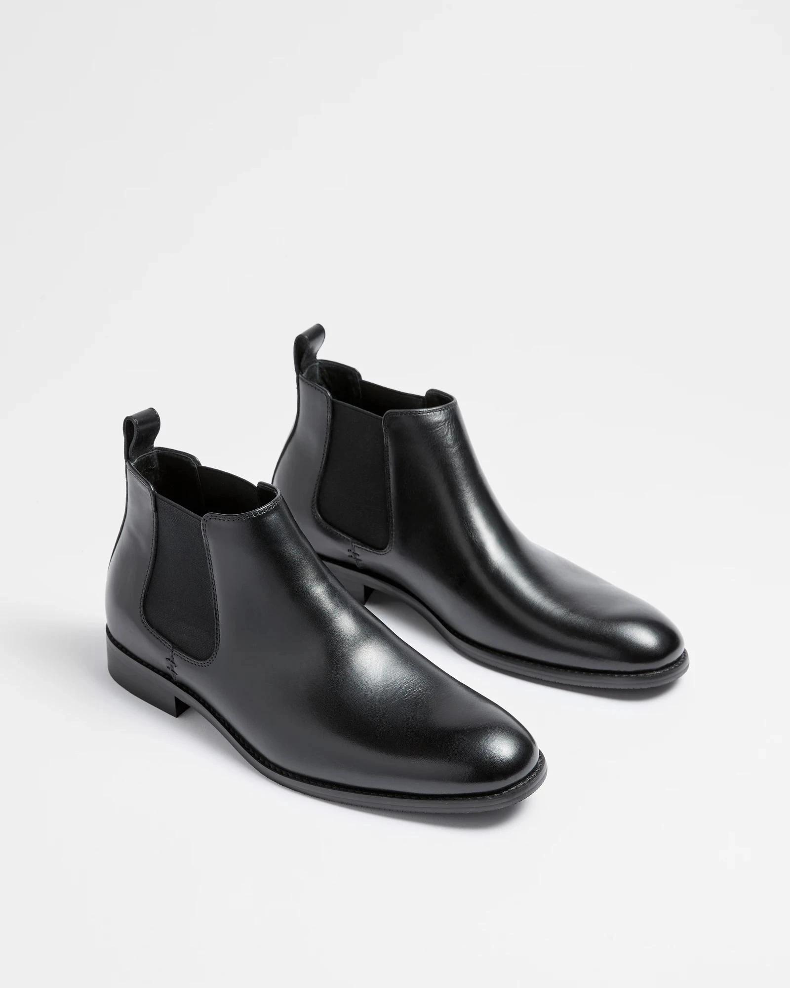 2 Target Man Leather Chelsea Boot - James BLACK, 2 of 2