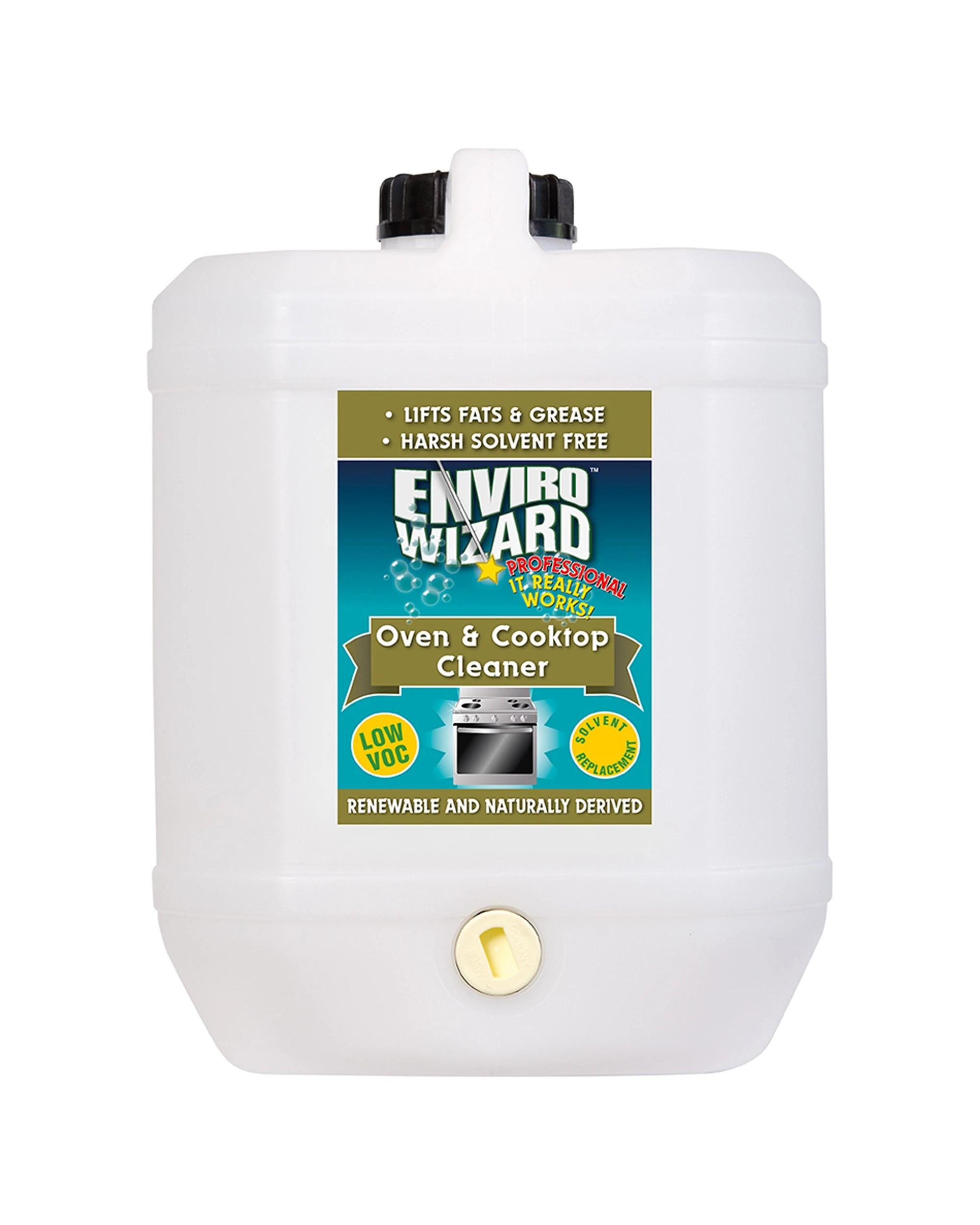 1 Enzyme Wizard Oven Cooktop Fats Grease Cleaner 20L - Clear, 1 of 1