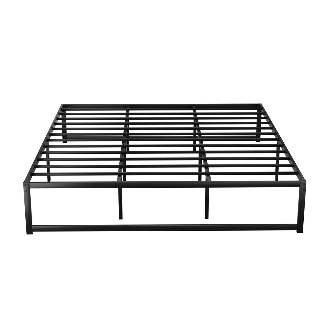 4 Artiss Bed Frame King Size Metal Frame TINO - Black, 4 of 7